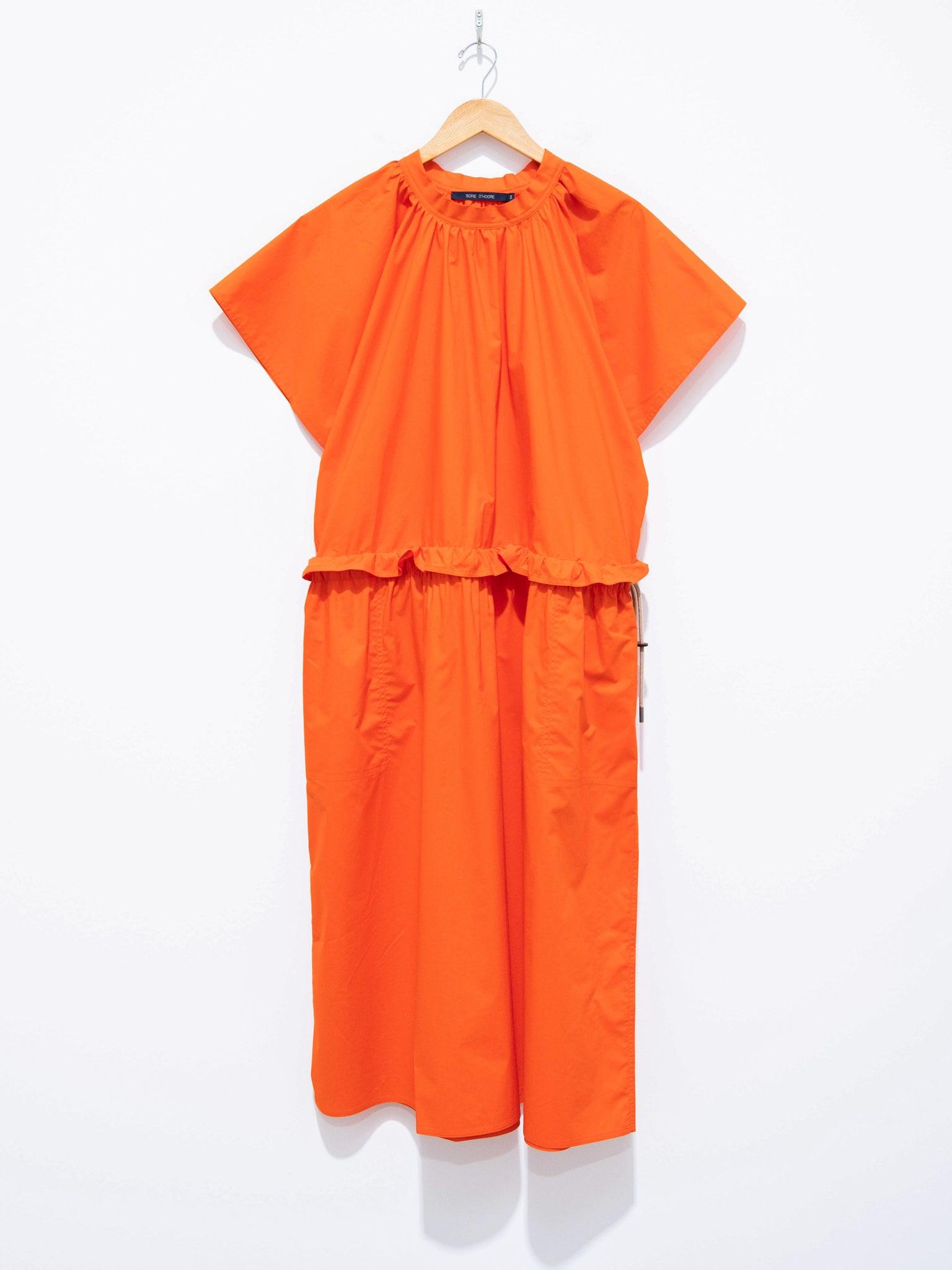 Namu Shop - Sofie D'Hoore Dhole Ruffle Dress - Tomato