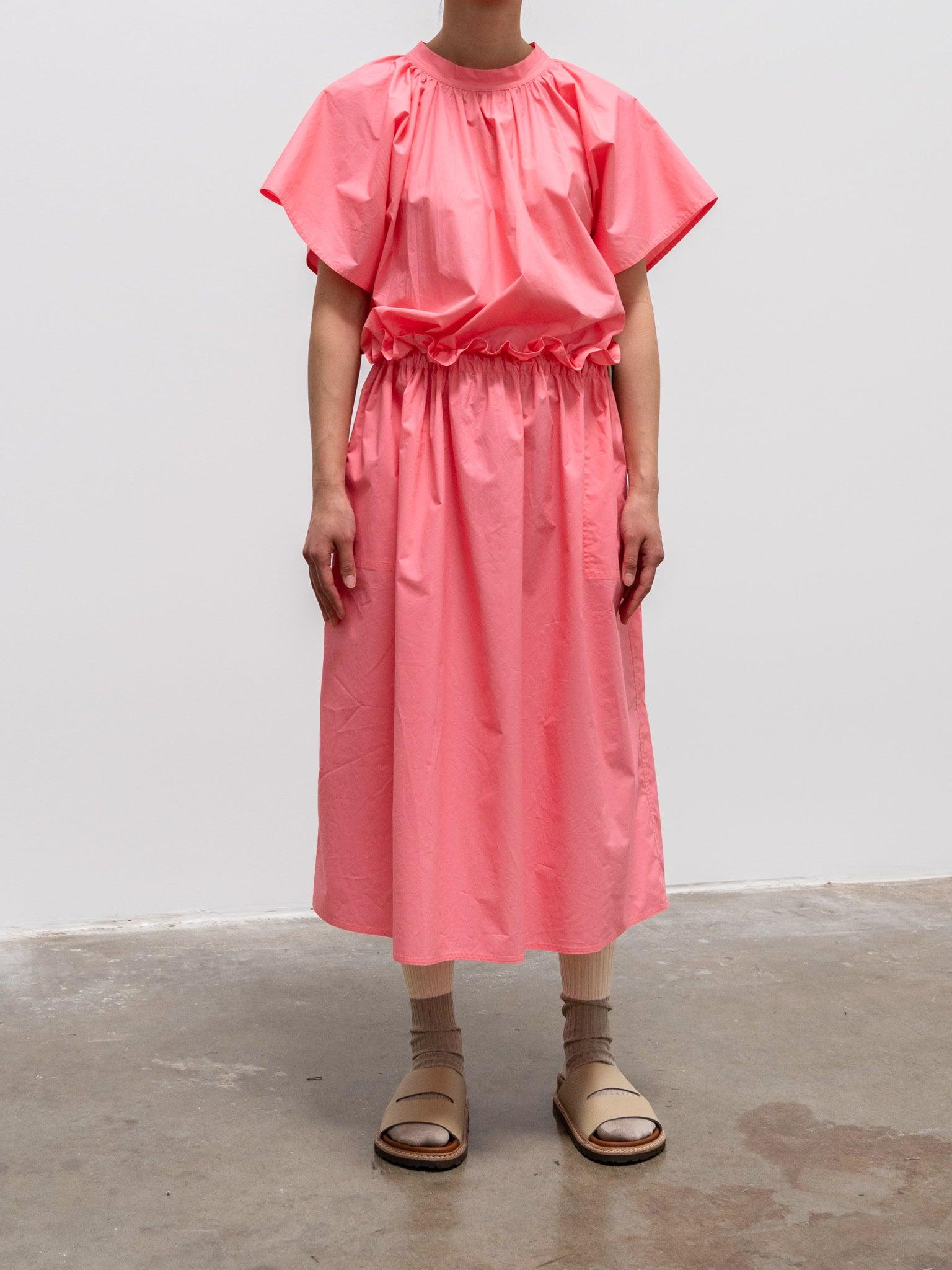 Namu Shop - Sofie D'Hoore Dhole Ruffle Dress - Watermelon