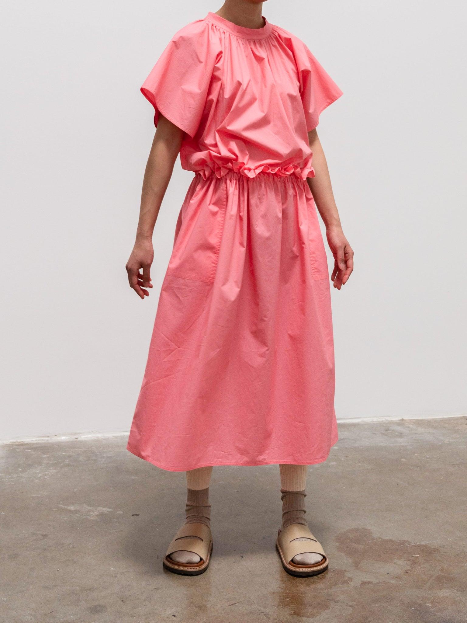 Namu Shop - Sofie D'Hoore Dhole Ruffle Dress - Watermelon