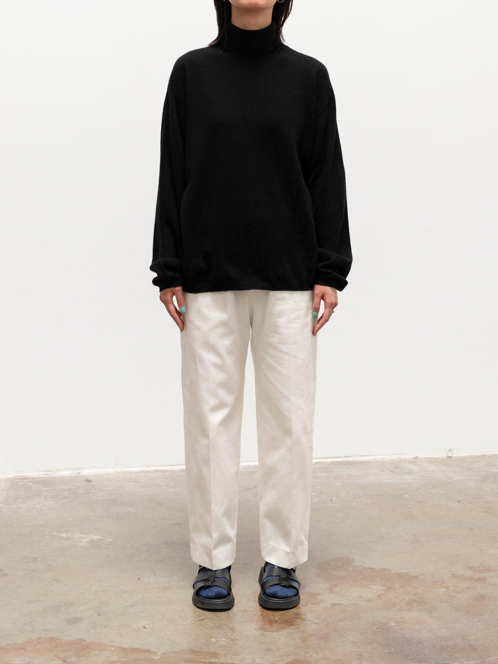 Namu Shop - Sofie D'Hoore Mambo High Neck Sweater - Black