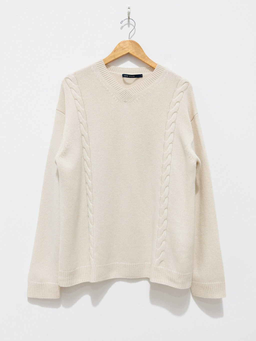 Namu Shop - Sofie D'Hoore Milo Cashmere Knit Sweater - Snow