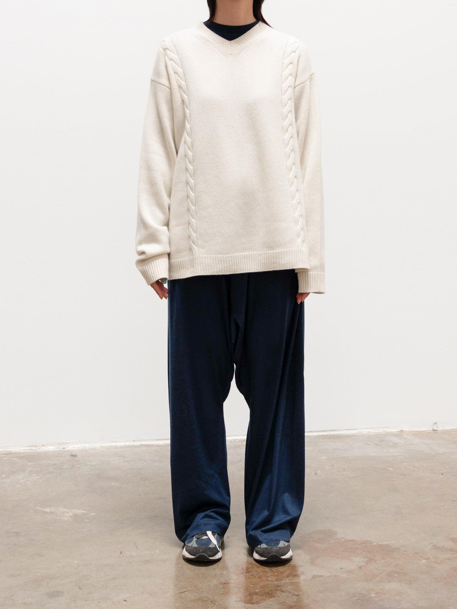 Namu Shop - Sofie D'Hoore Milo Cashmere Knit Sweater - Snow