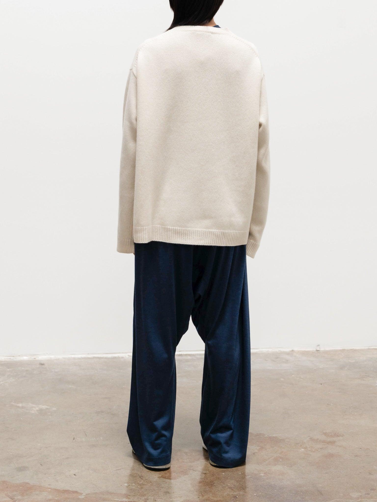 Namu Shop - Sofie D'Hoore Milo Cashmere Knit Sweater - Snow