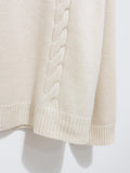 Namu Shop - Sofie D'Hoore Milo Cashmere Knit Sweater - Snow