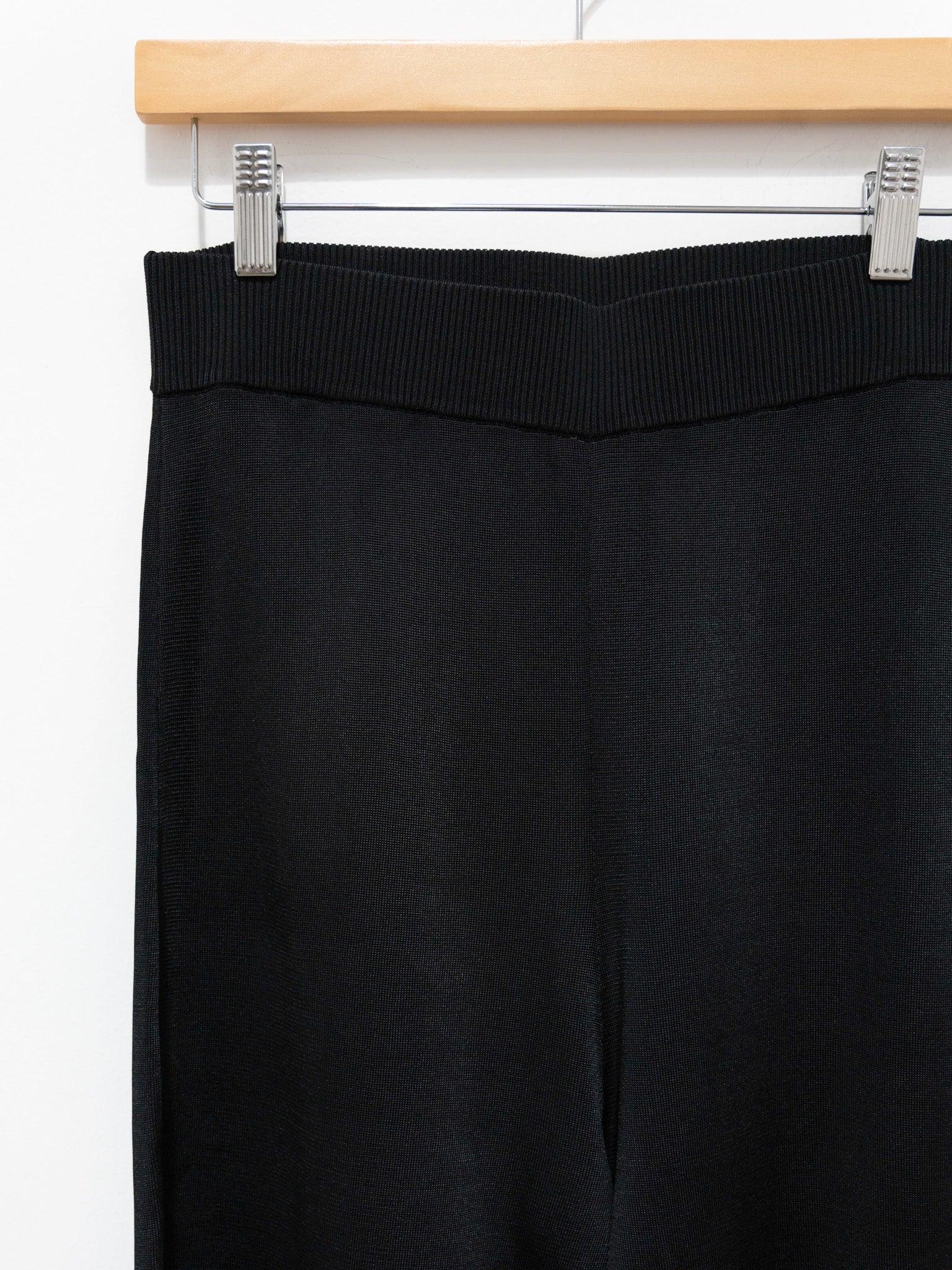 Namu Shop - Studio Nicholson Arve Kick Flare Pant - Black