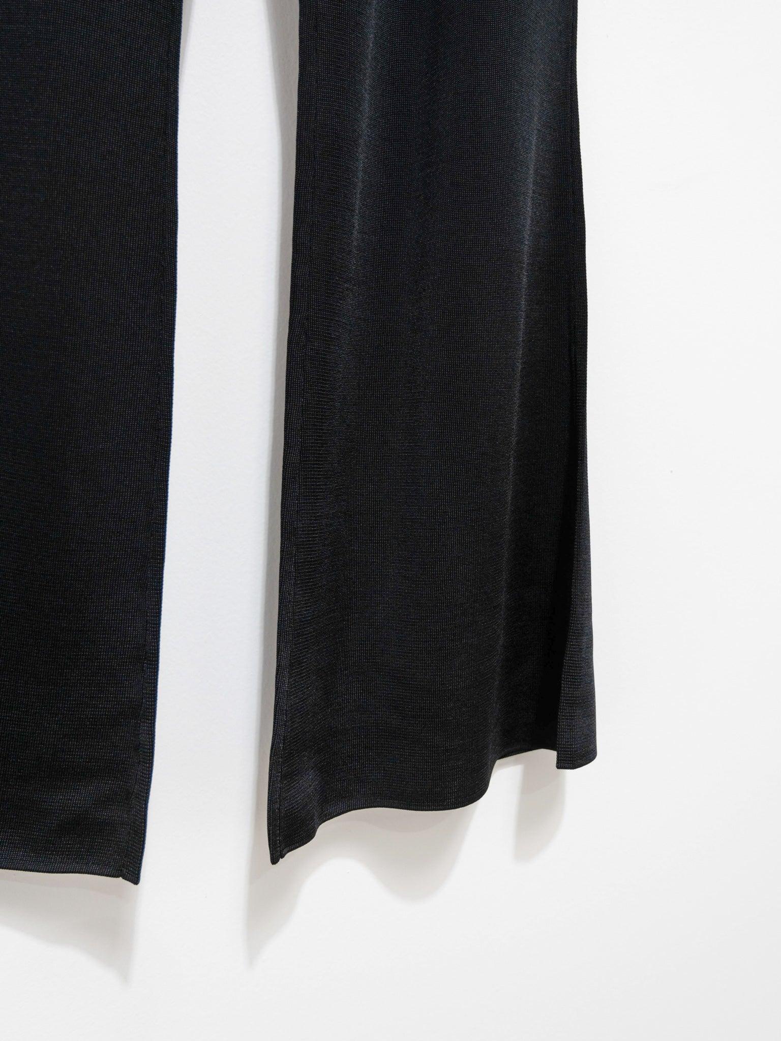 Namu Shop - Studio Nicholson Arve Kick Flare Pant - Black