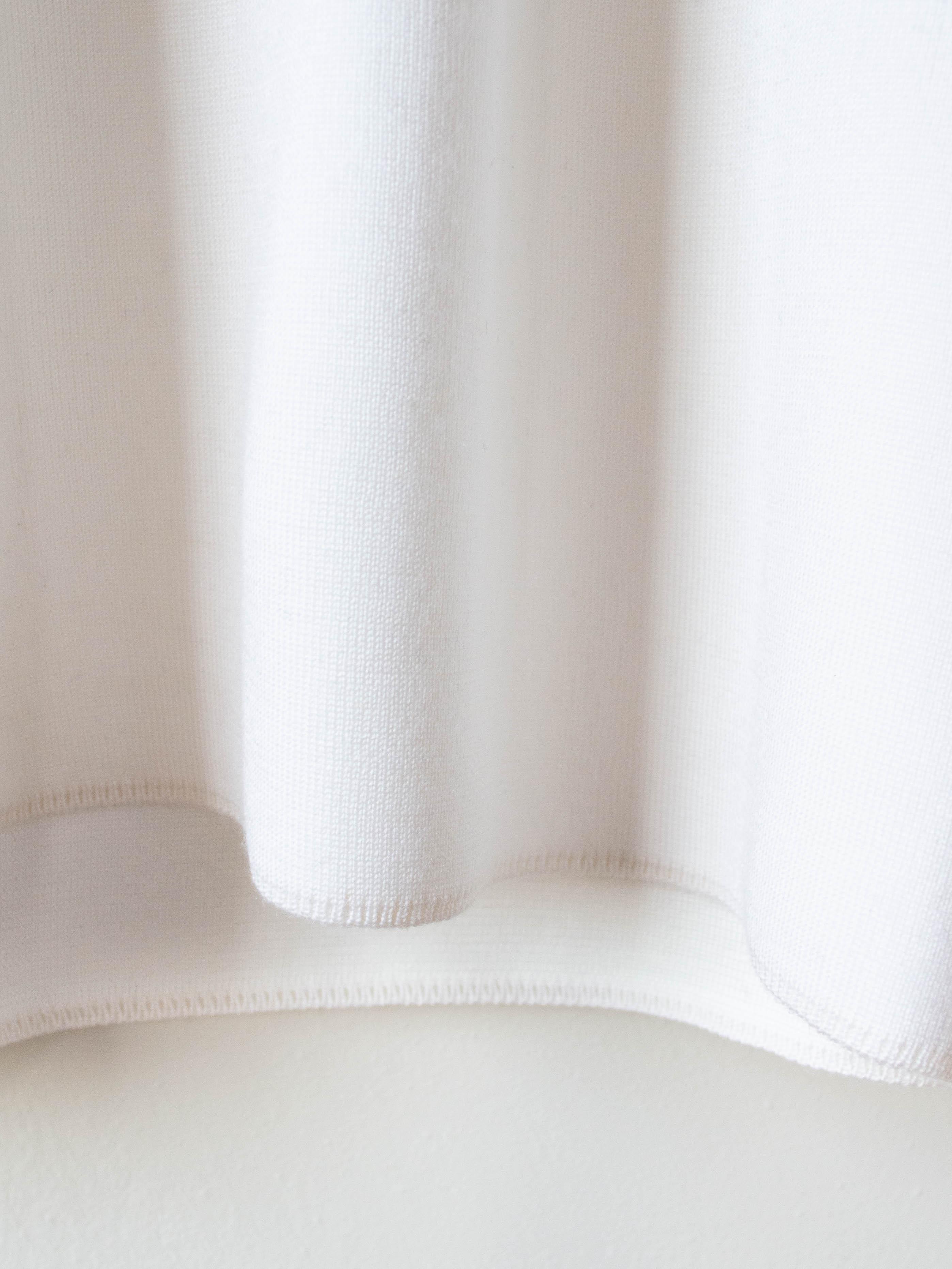 Namu Shop - Studio Nicholson Auguste Merino Silk Cashmere Zip Up Knit - Milk
