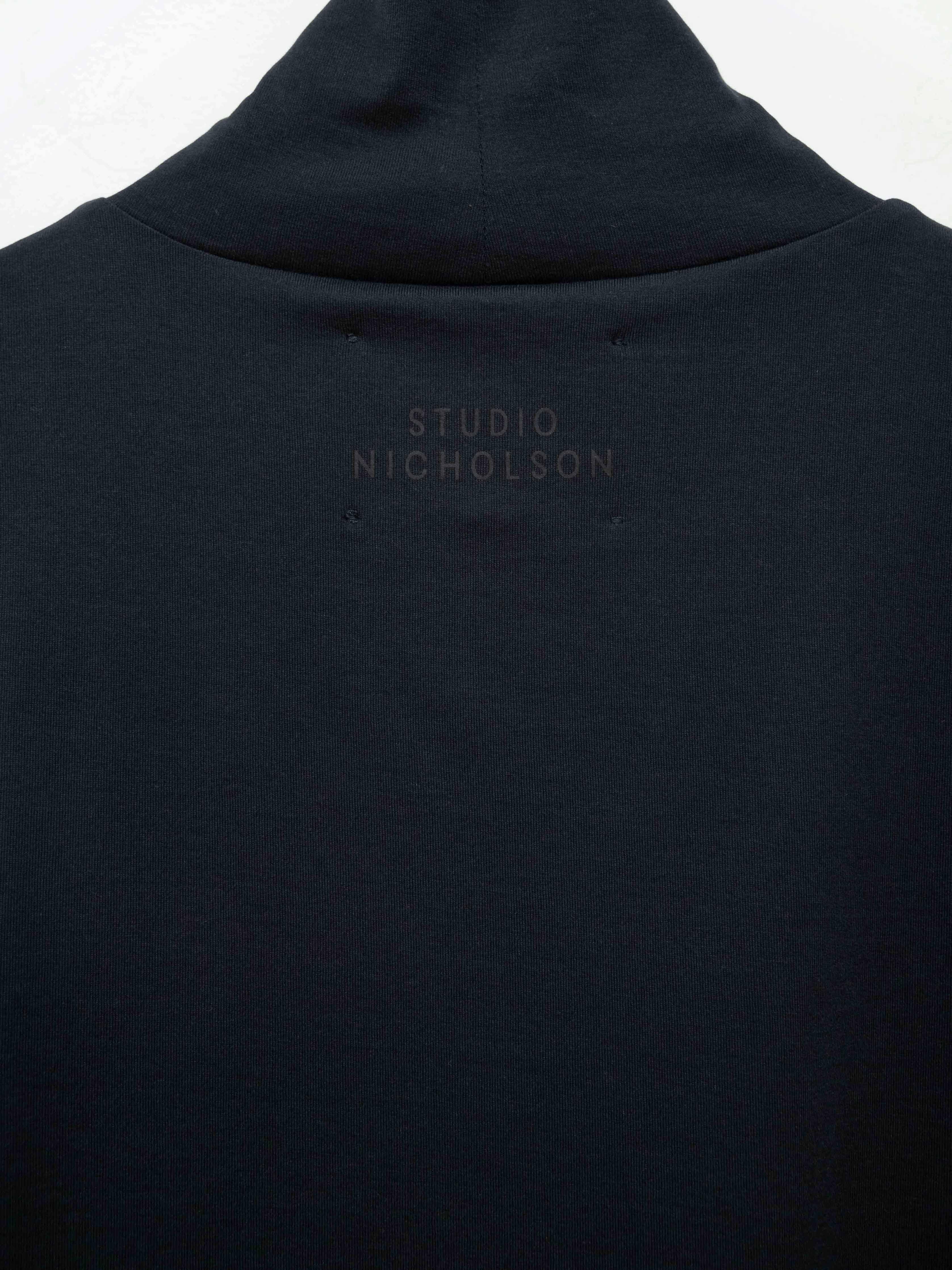Namu Shop - Studio Nicholson Barelli Roll Neck Top - Dark Navy