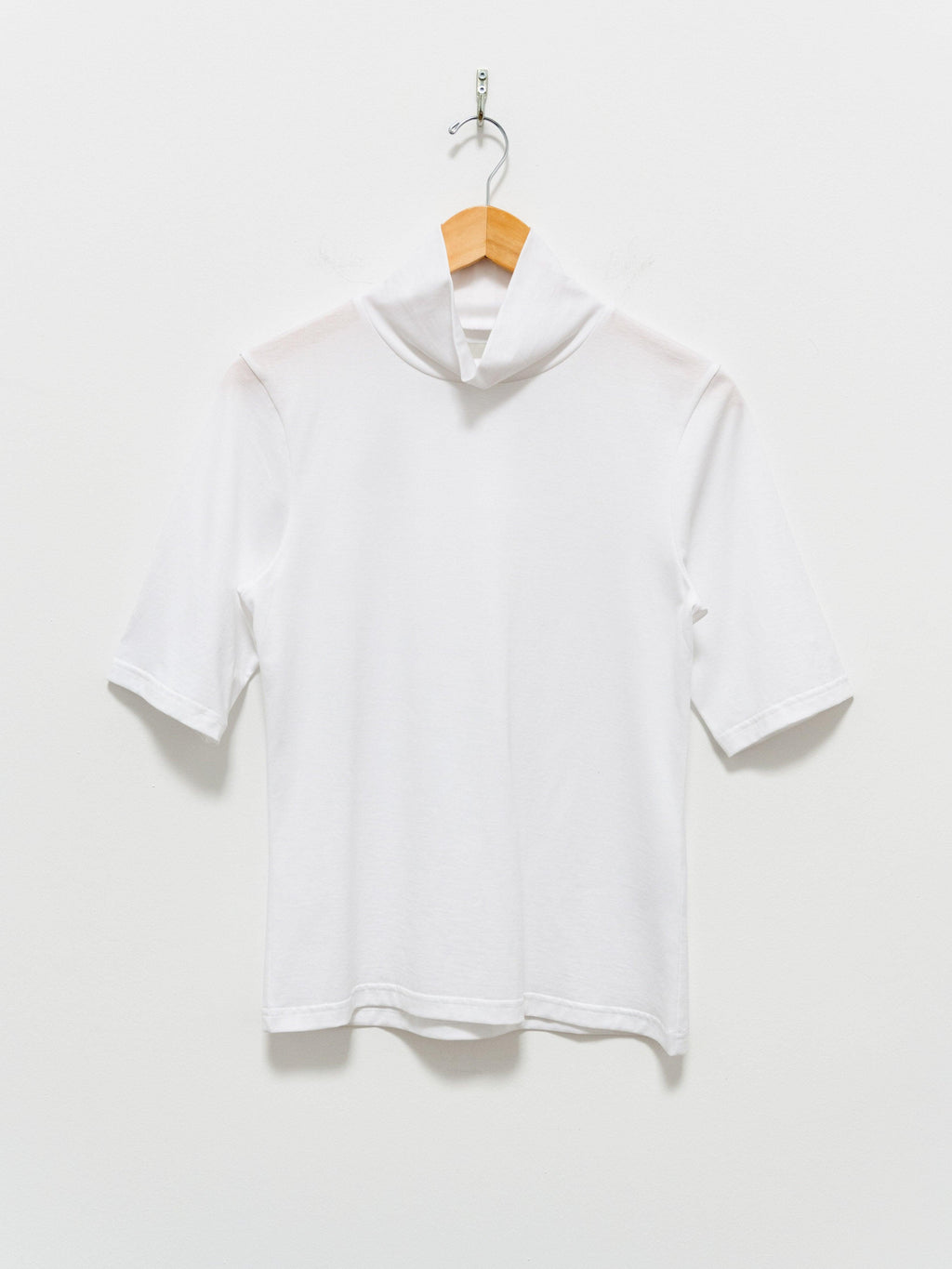 Namu Shop - Studio Nicholson Barelli Roll Neck Top - Off White