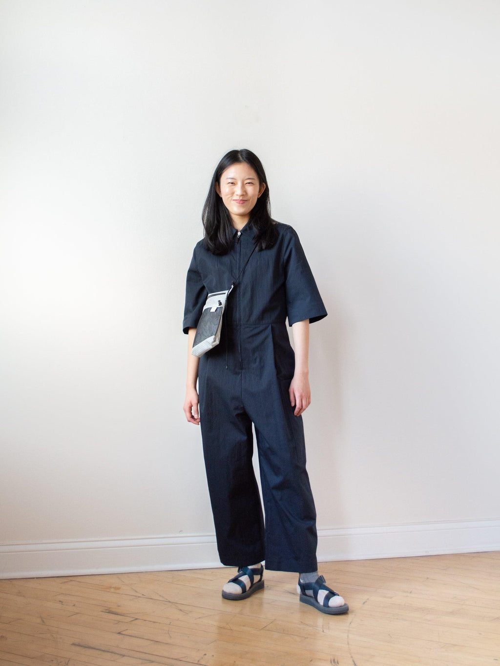 Namu Shop - Studio Nicholson Berte Utility Jumpsuit - Dark Navy