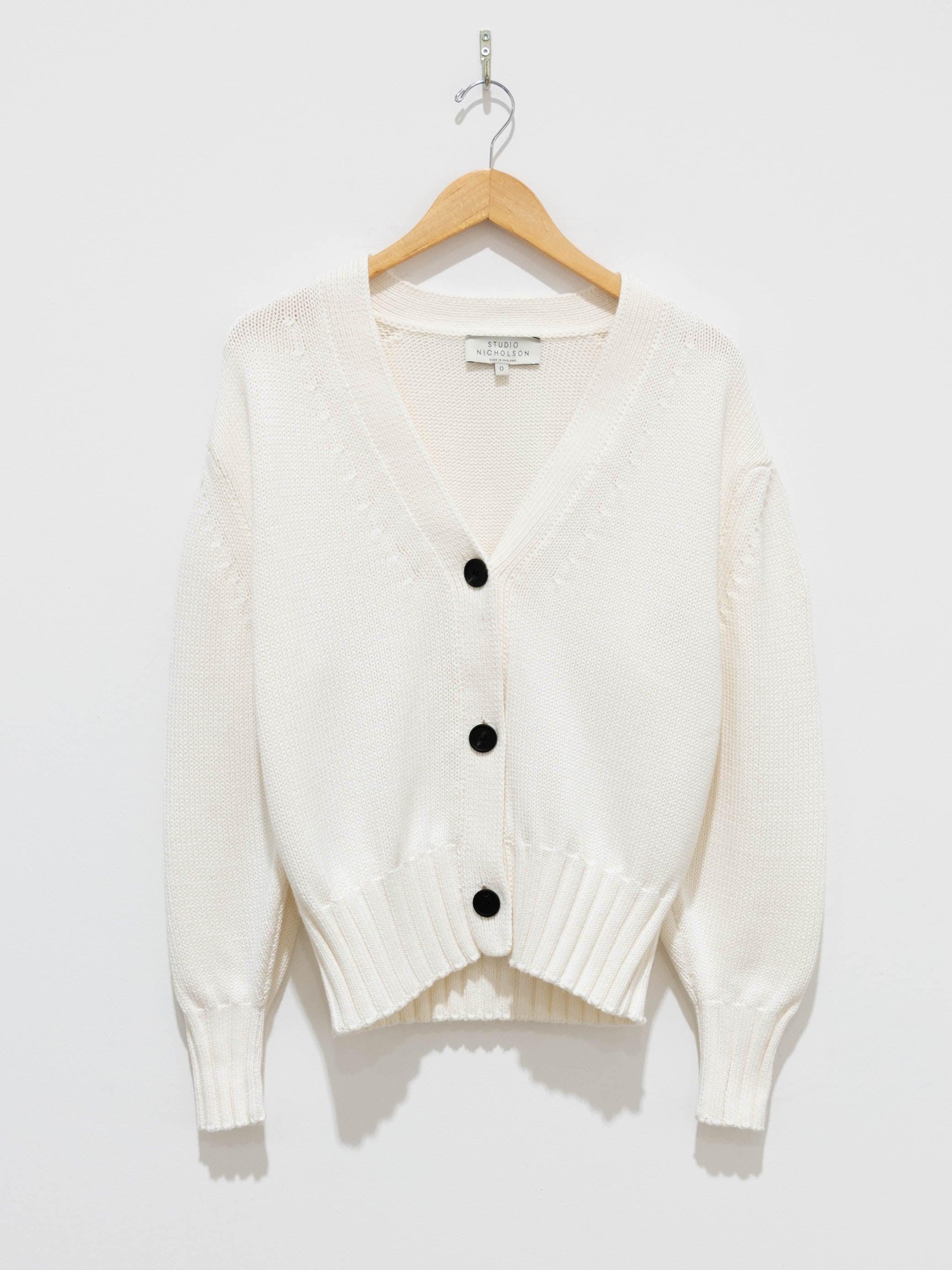 Namu Shop - Studio Nicholson Cochin Cardigan - Cream