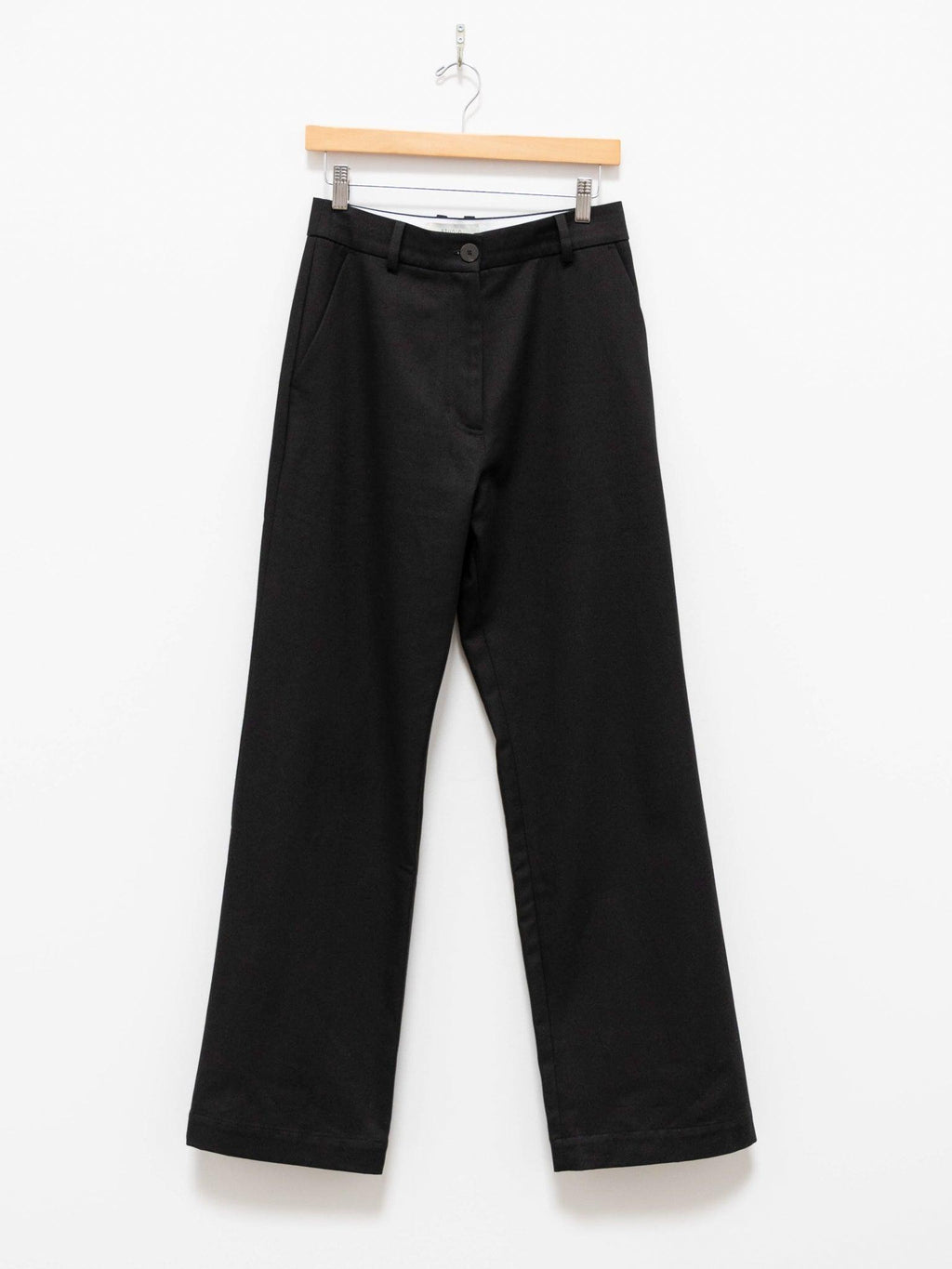 Namu Shop - Studio Nicholson Corbu Slim Flare Pant - Black