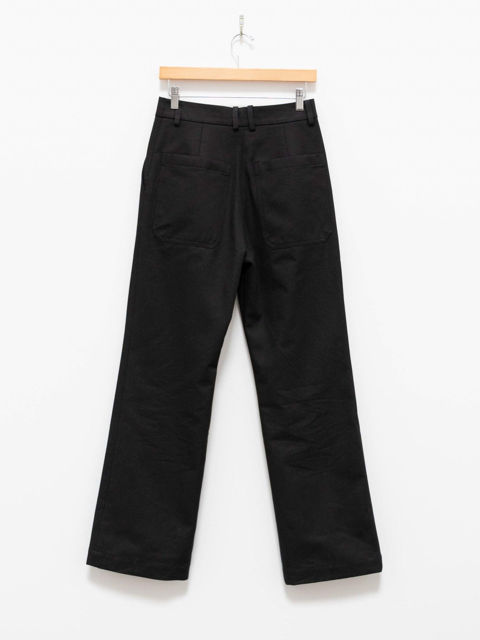 Namu Shop - Studio Nicholson Corbu Slim Flare Pant - Black