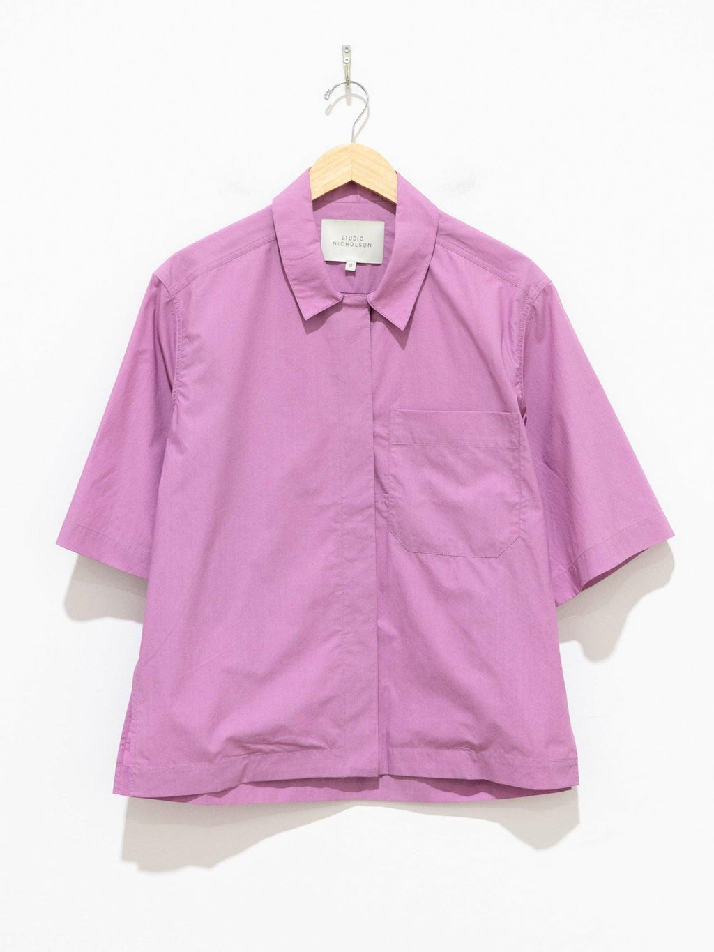 Namu Shop - Studio Nicholson Elio Camp Shirt - Lilac