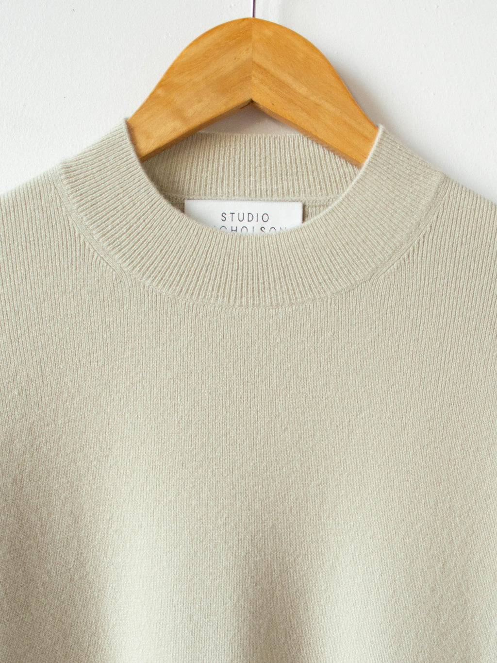 Namu Shop - Studio Nicholson Garde Merino Cashmere Crewneck Knit - Melon