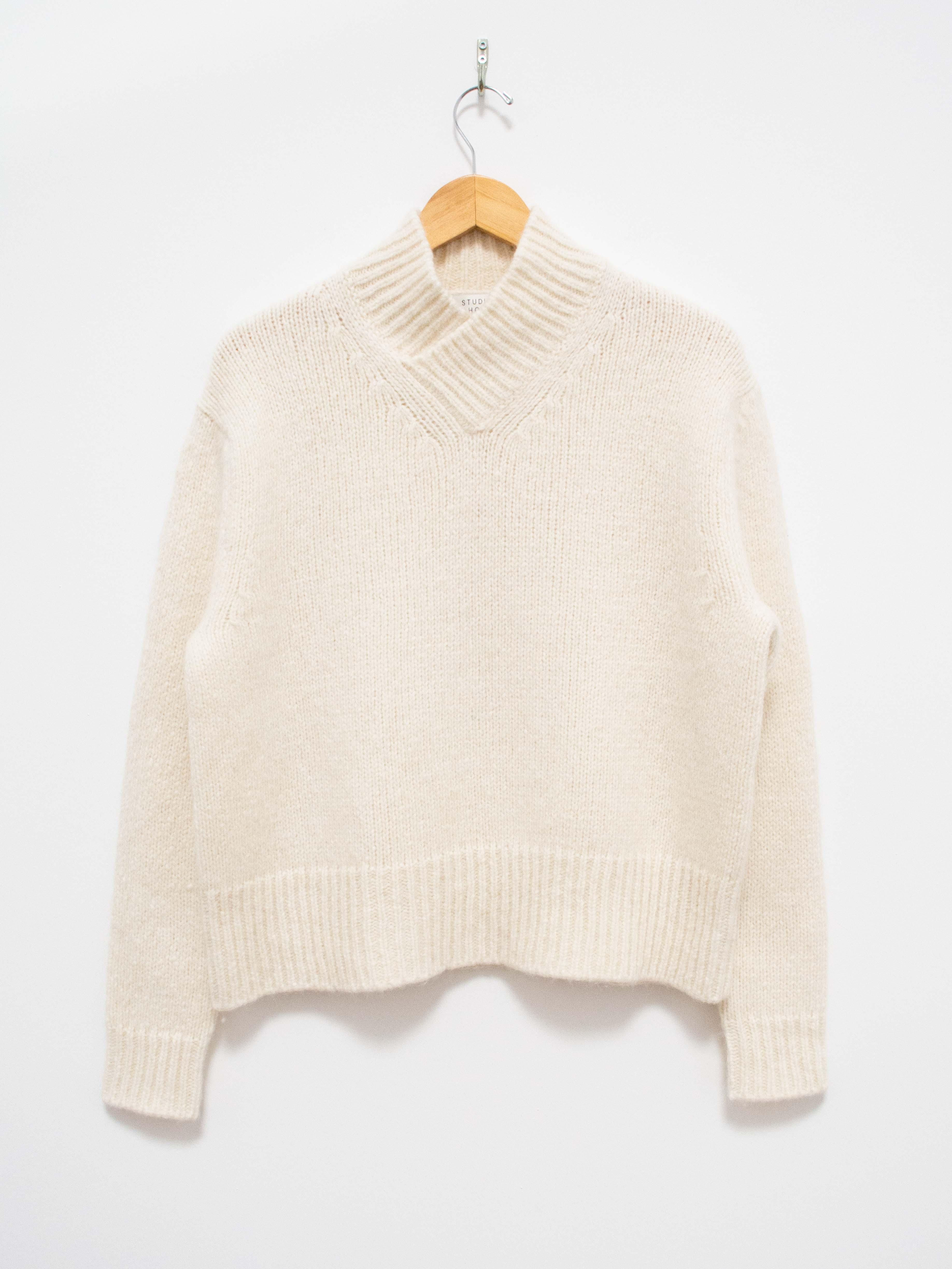 Namu Shop - Studio Nicholson Kelvin Alpaca Merino Knit - Cream