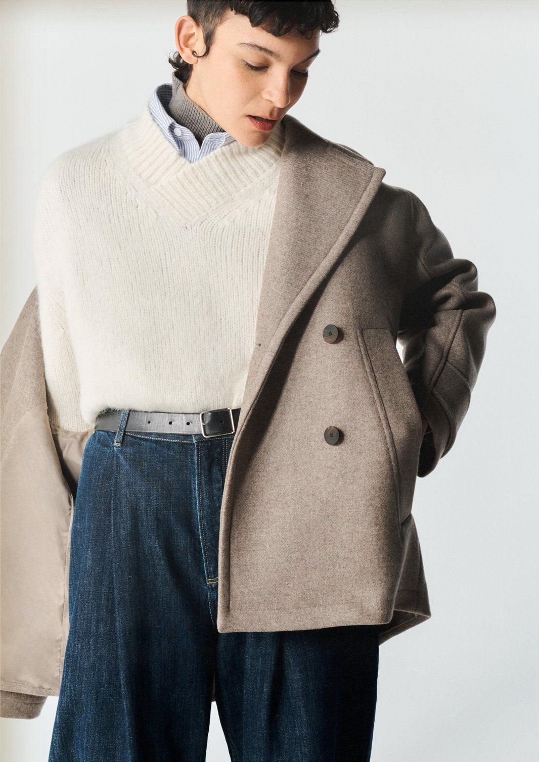 Namu Shop - Studio Nicholson Kelvin Alpaca Merino Knit - Cream