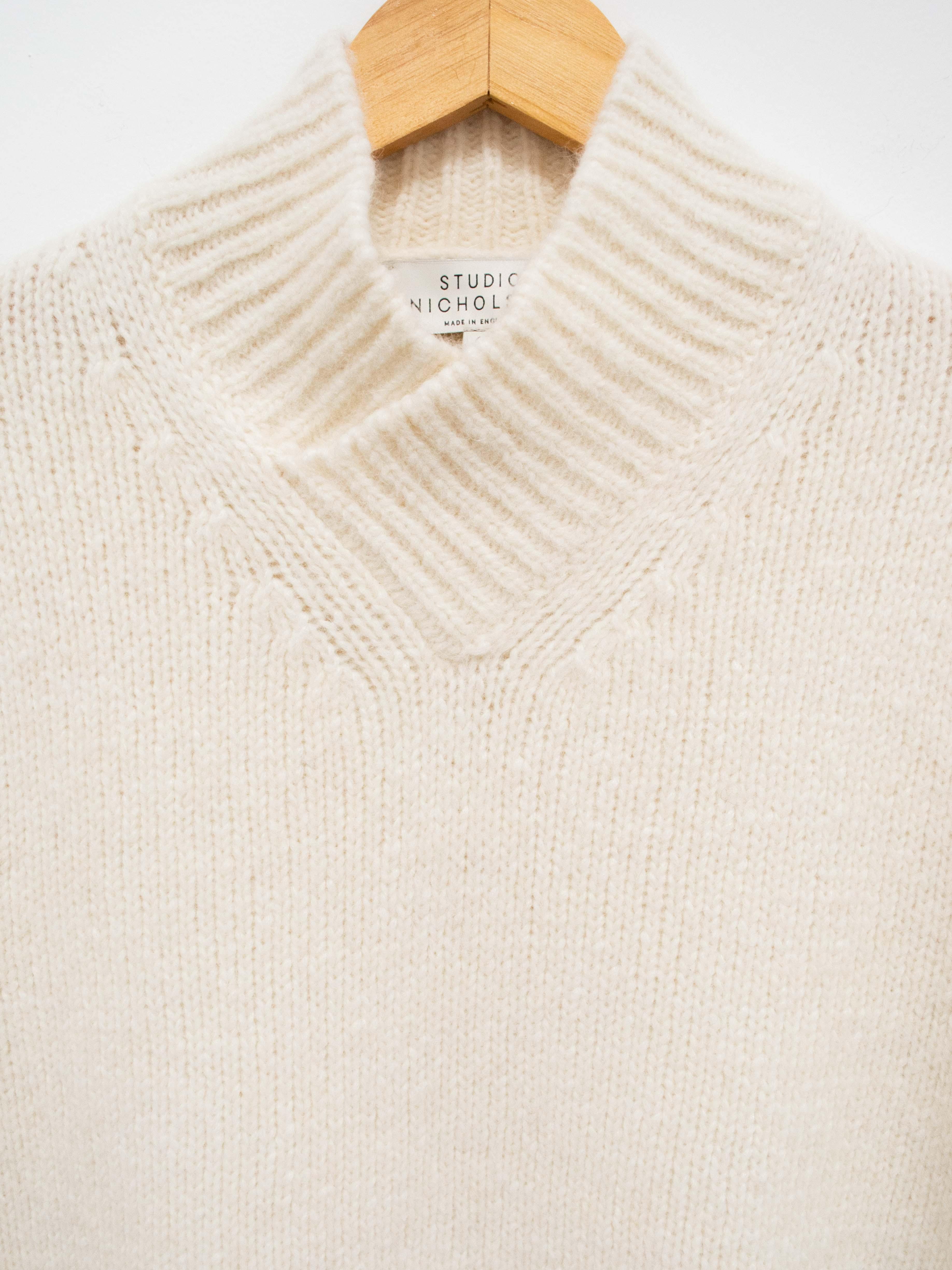Namu Shop - Studio Nicholson Kelvin Alpaca Merino Knit - Cream
