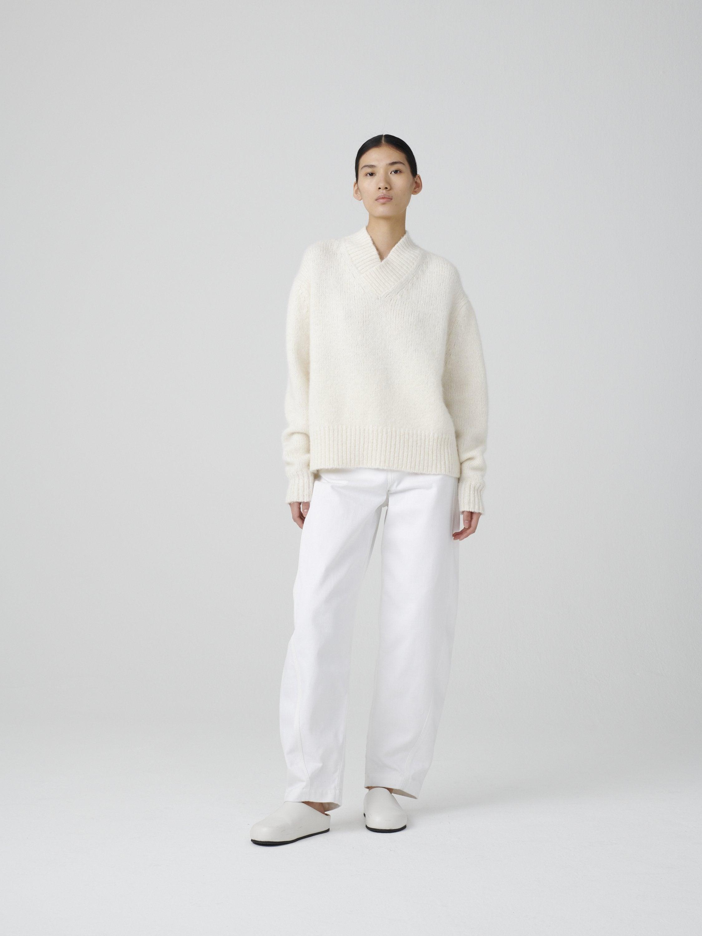 Namu Shop - Studio Nicholson Kelvin Alpaca Merino Knit - Cream