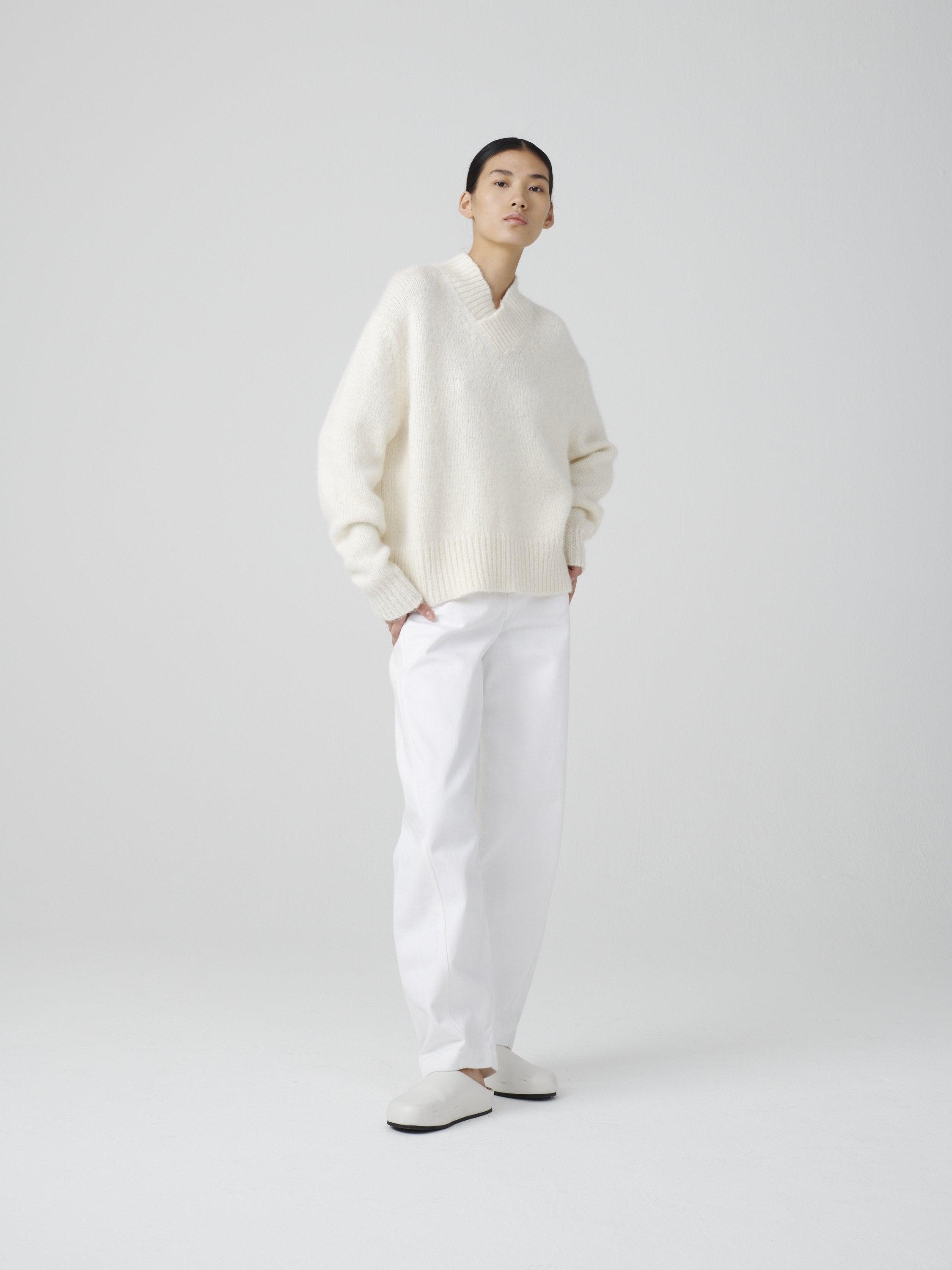 Namu Shop - Studio Nicholson Kelvin Alpaca Merino Knit - Cream