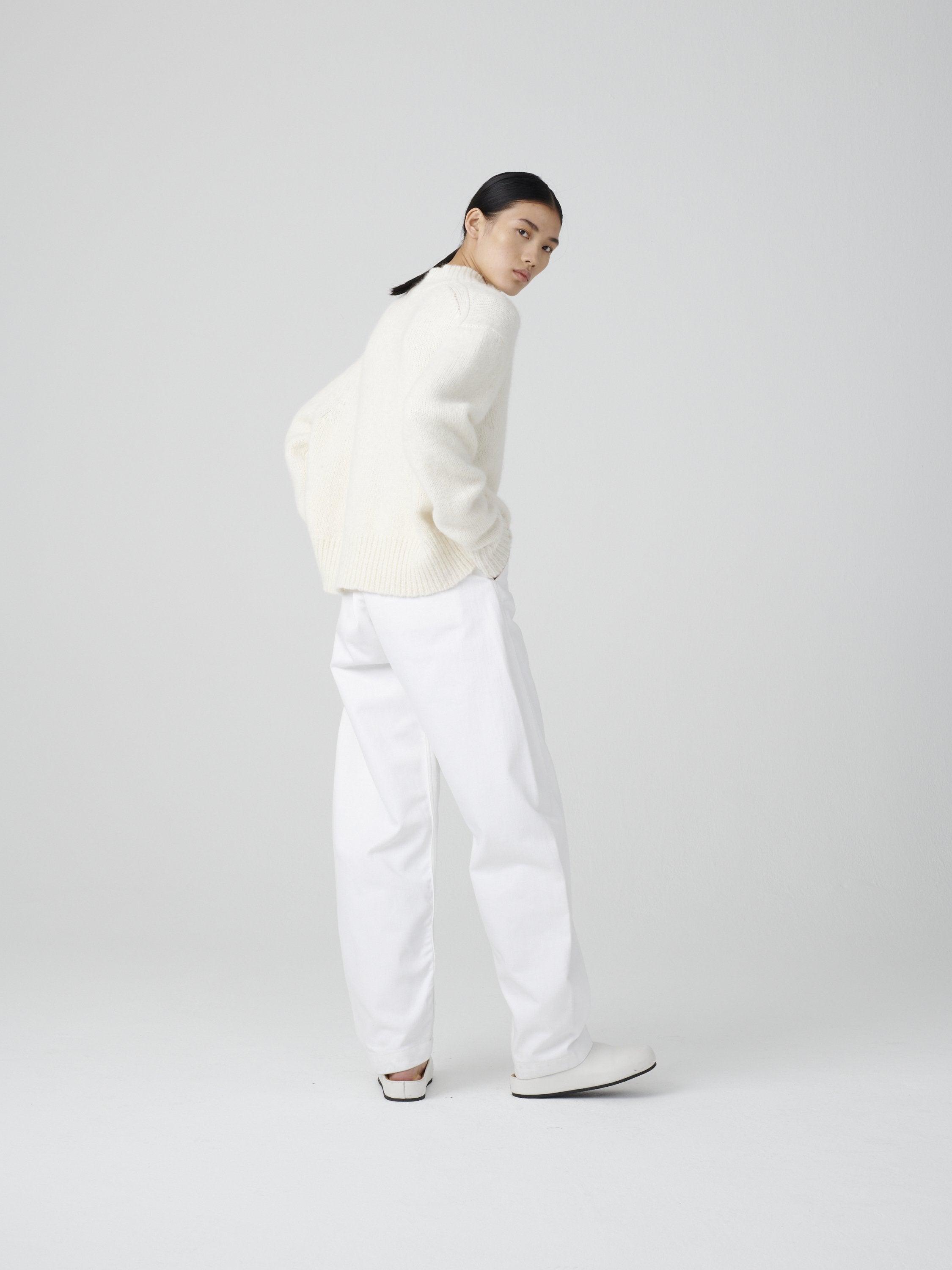 Namu Shop - Studio Nicholson Kelvin Alpaca Merino Knit - Cream