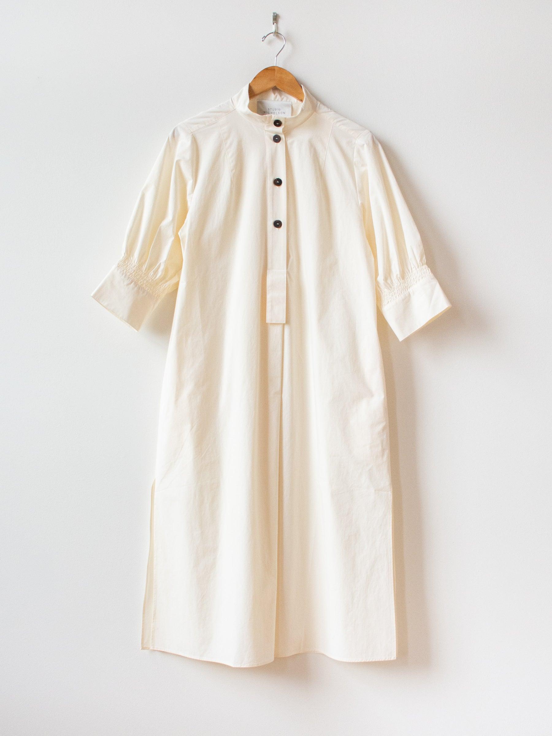 Namu Shop - Studio Nicholson Knoll Shirt Dress - Milk