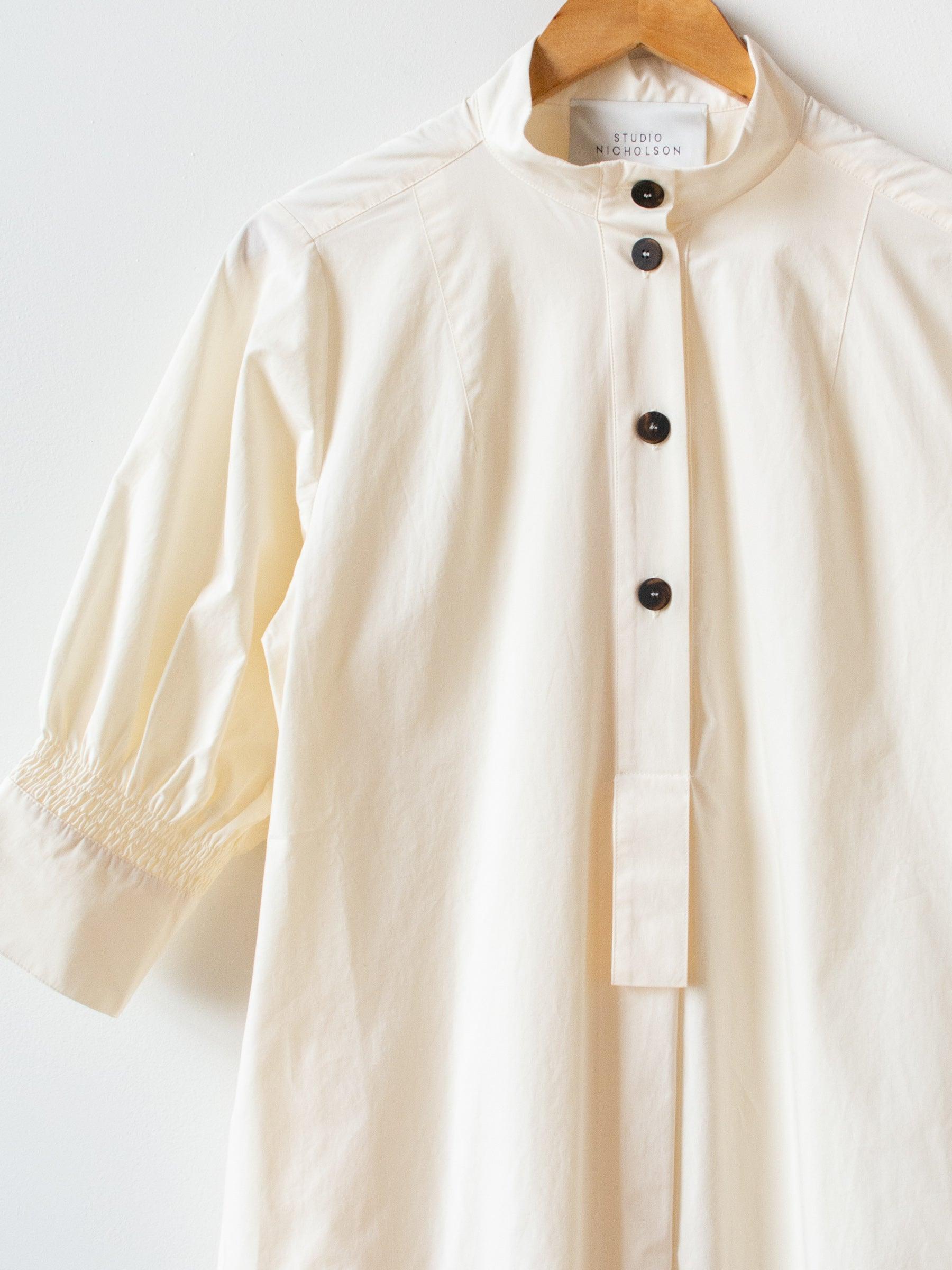 Namu Shop - Studio Nicholson Knoll Shirt Dress - Milk