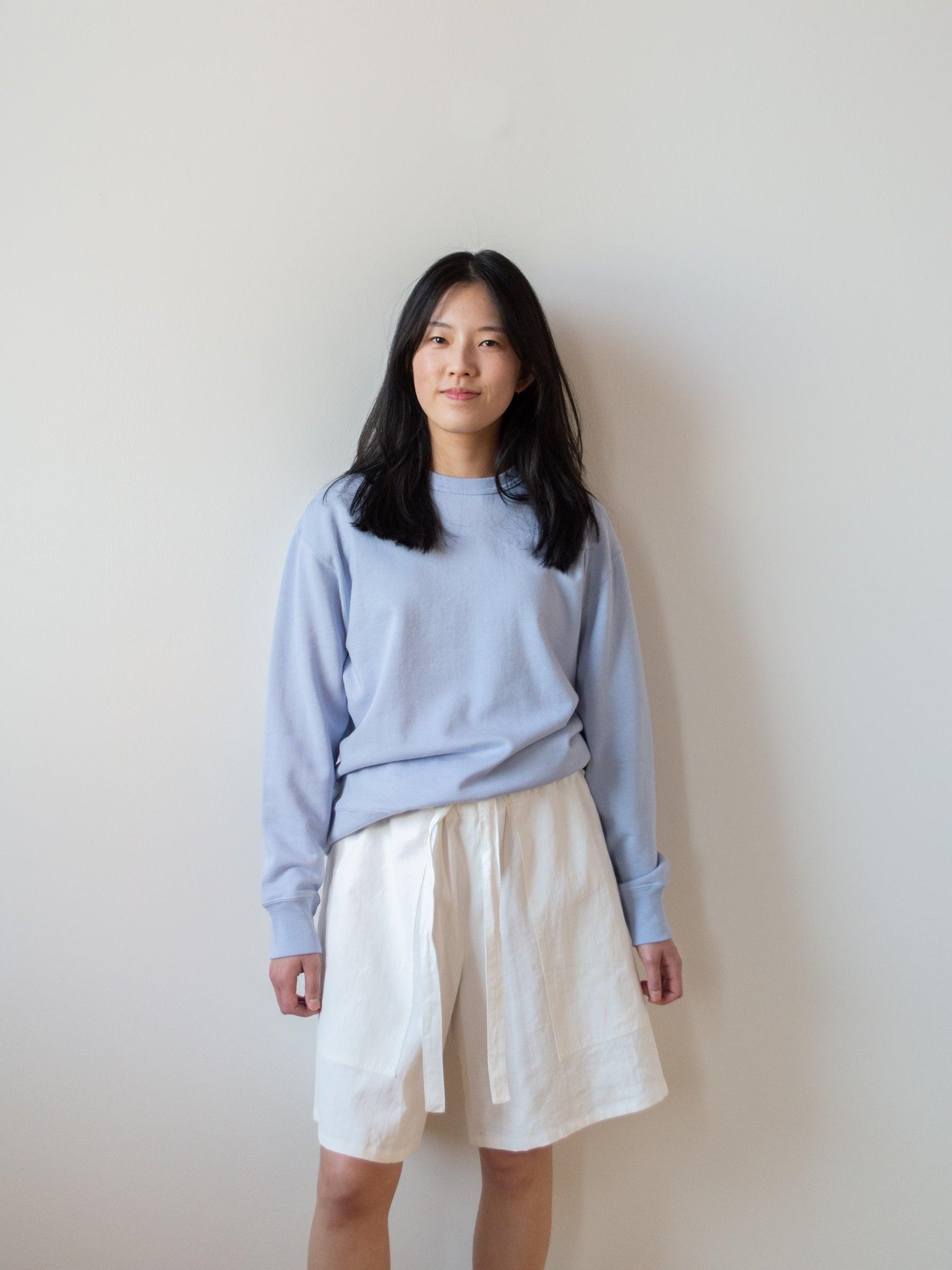 Namu Shop - Studio Nicholson Leda Coated Linen Shorts - Milk