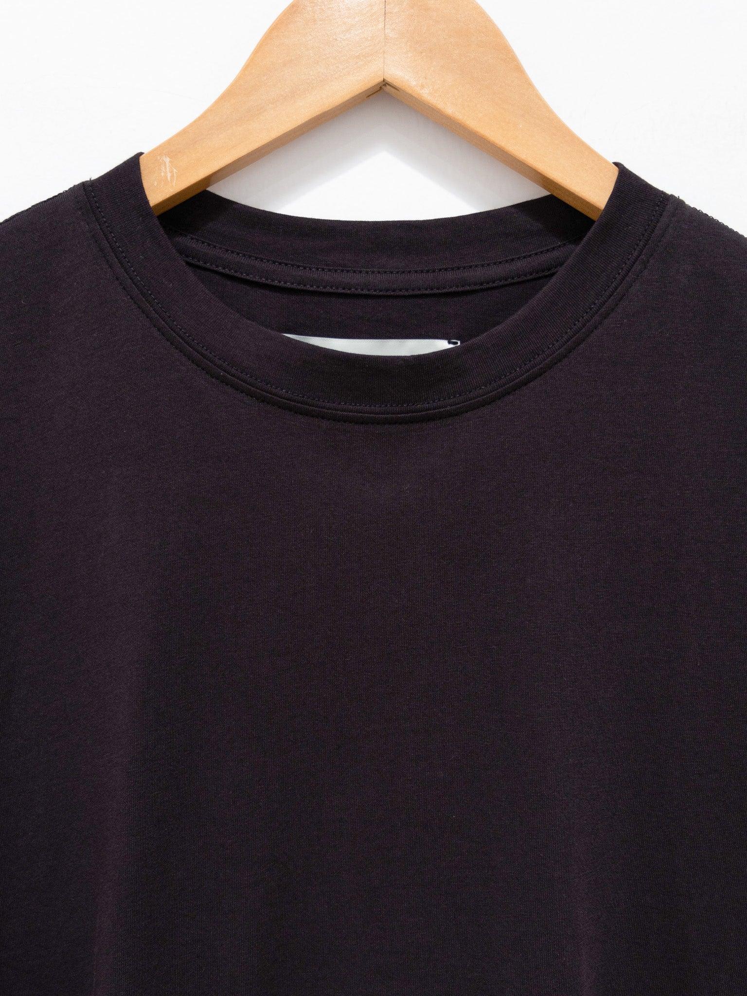 Namu Shop - Studio Nicholson Marine Perfect Tee - Black Grape