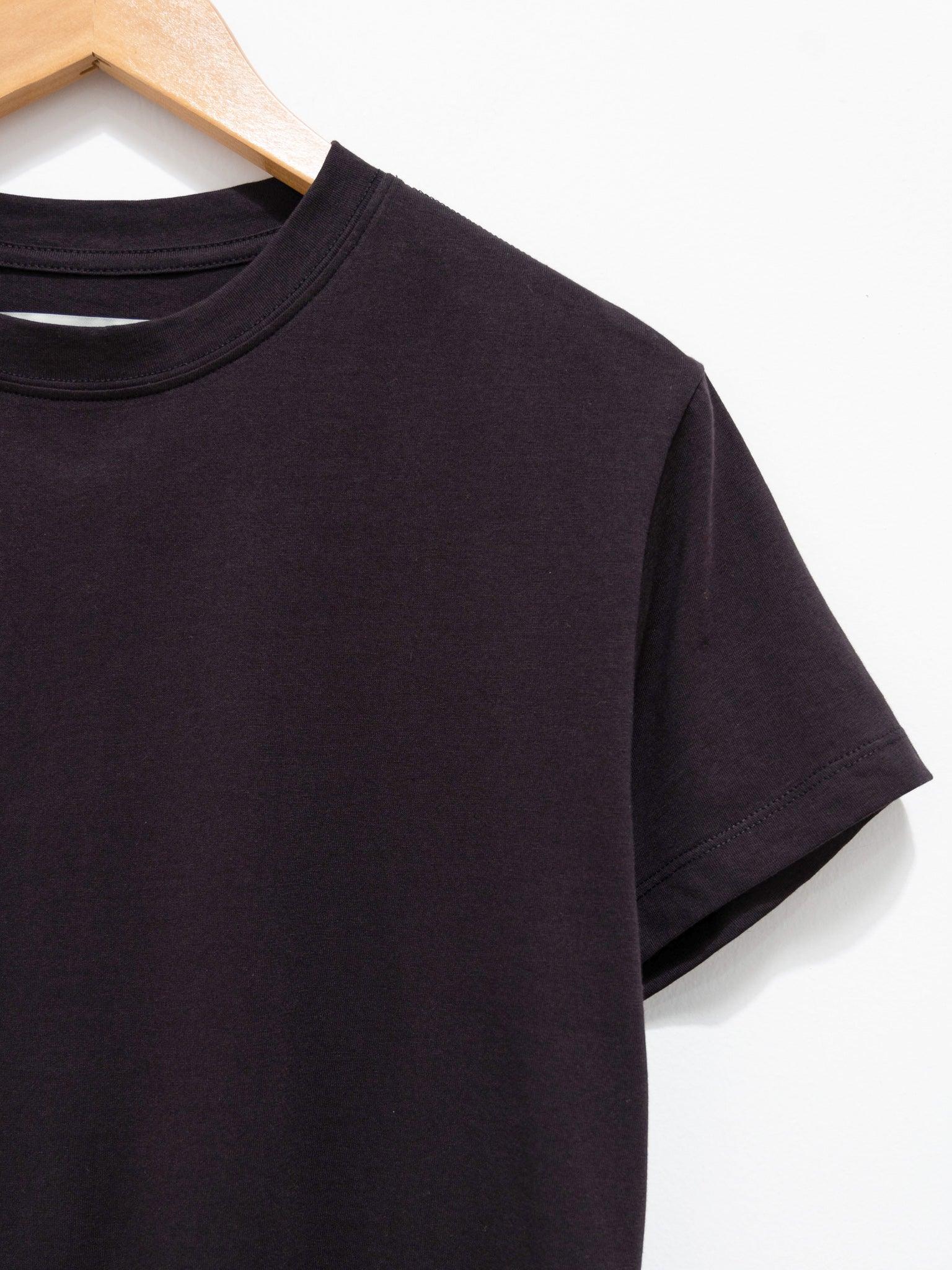 Namu Shop - Studio Nicholson Marine Perfect Tee - Black Grape