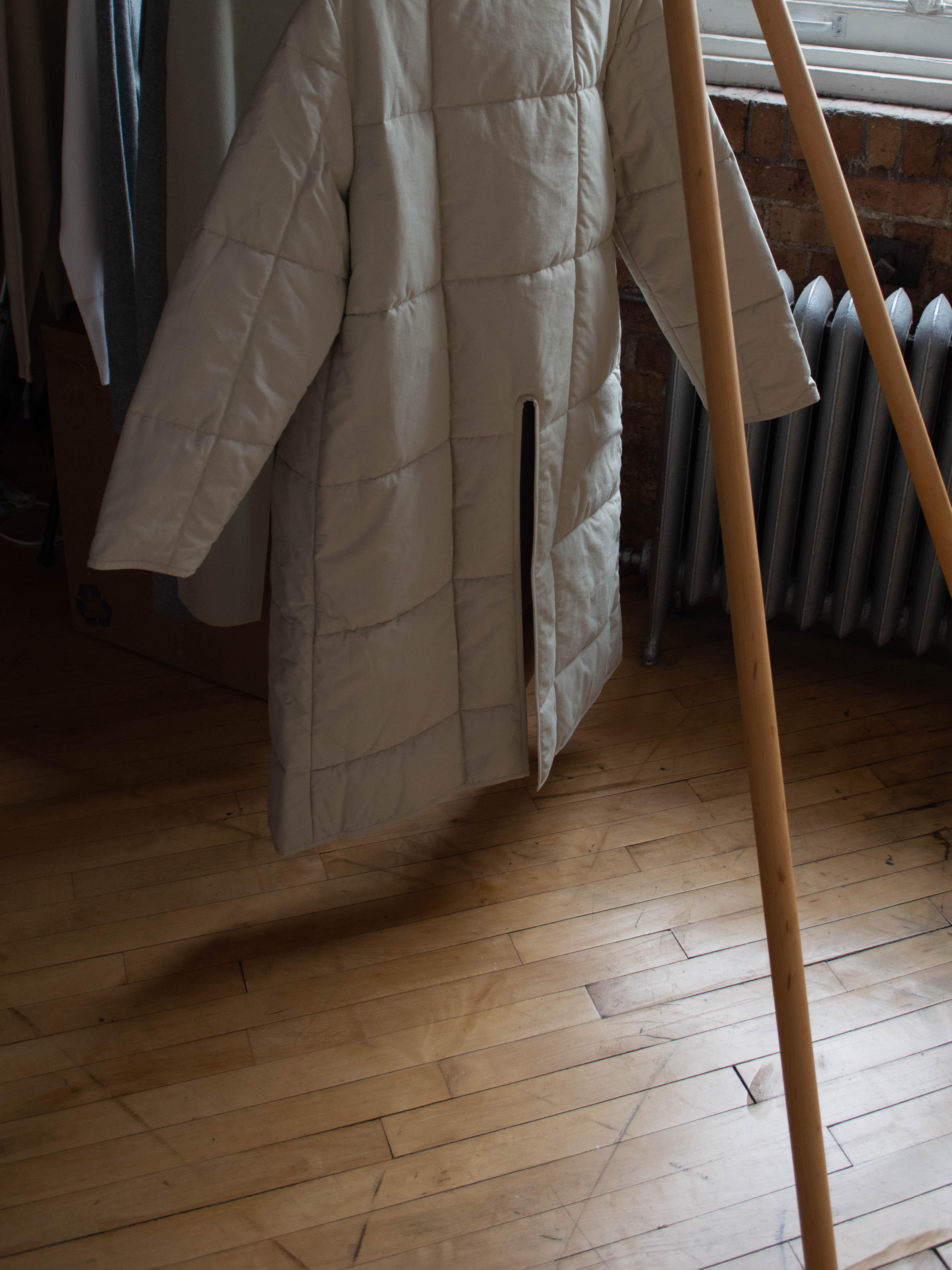 Ecodown Padding Pieper Ecodown Padded Liner Coat - Stone