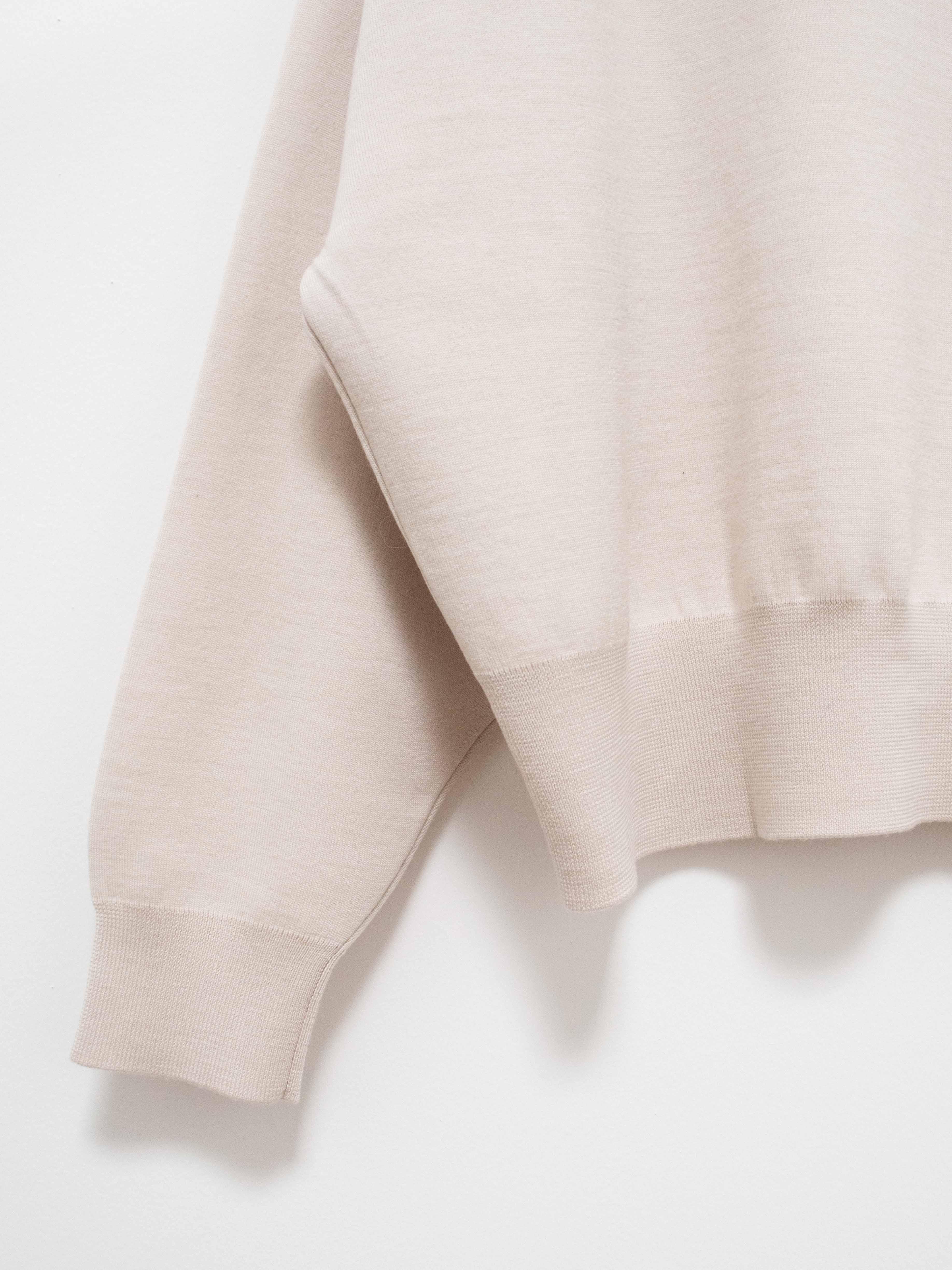 Namu Shop - Studio Nicholson Rainer Double Faced Merino Knit - Dove