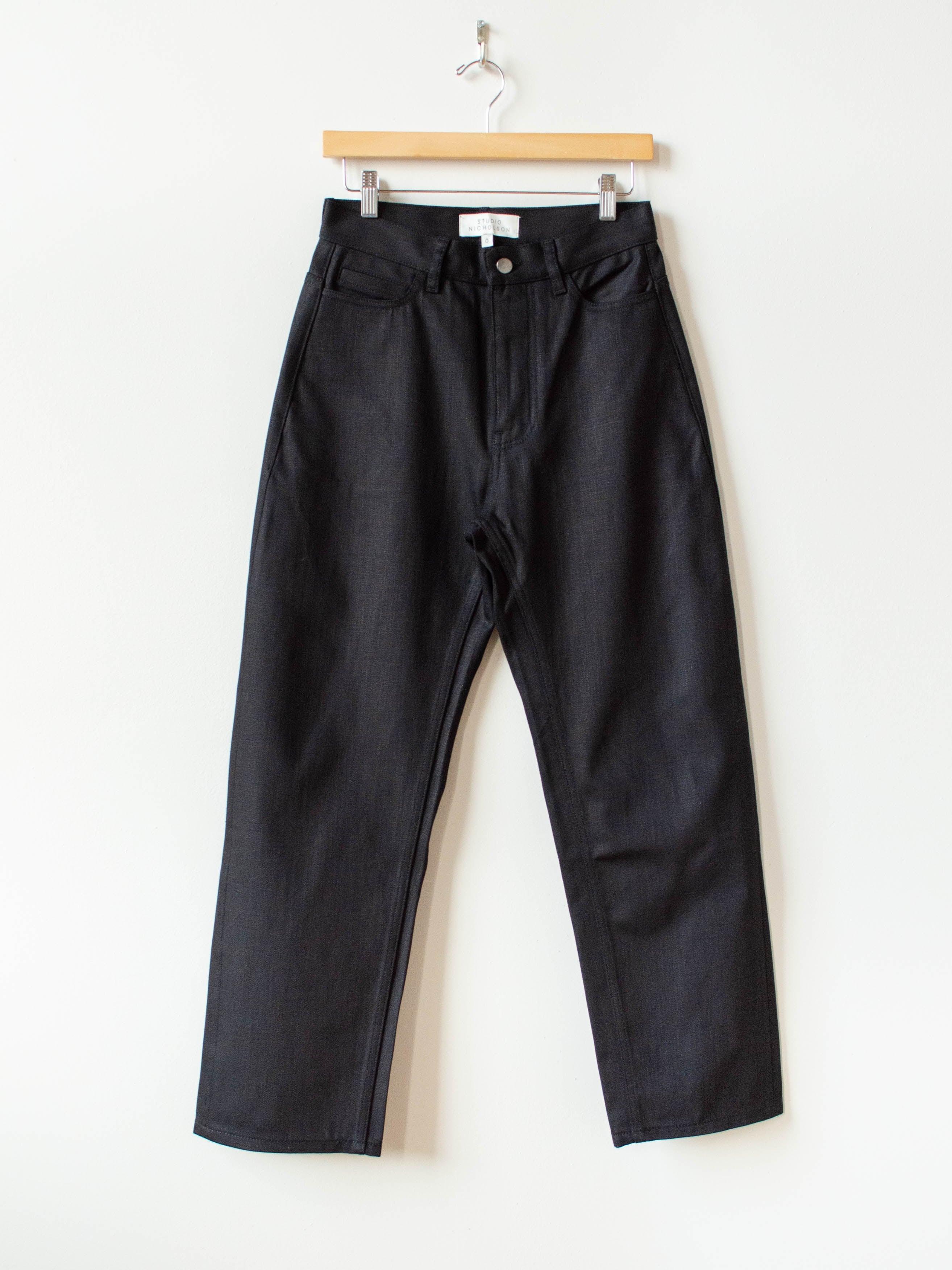 Namu Shop - Studio Nicholson Ruthe Selvedge Denim - Black