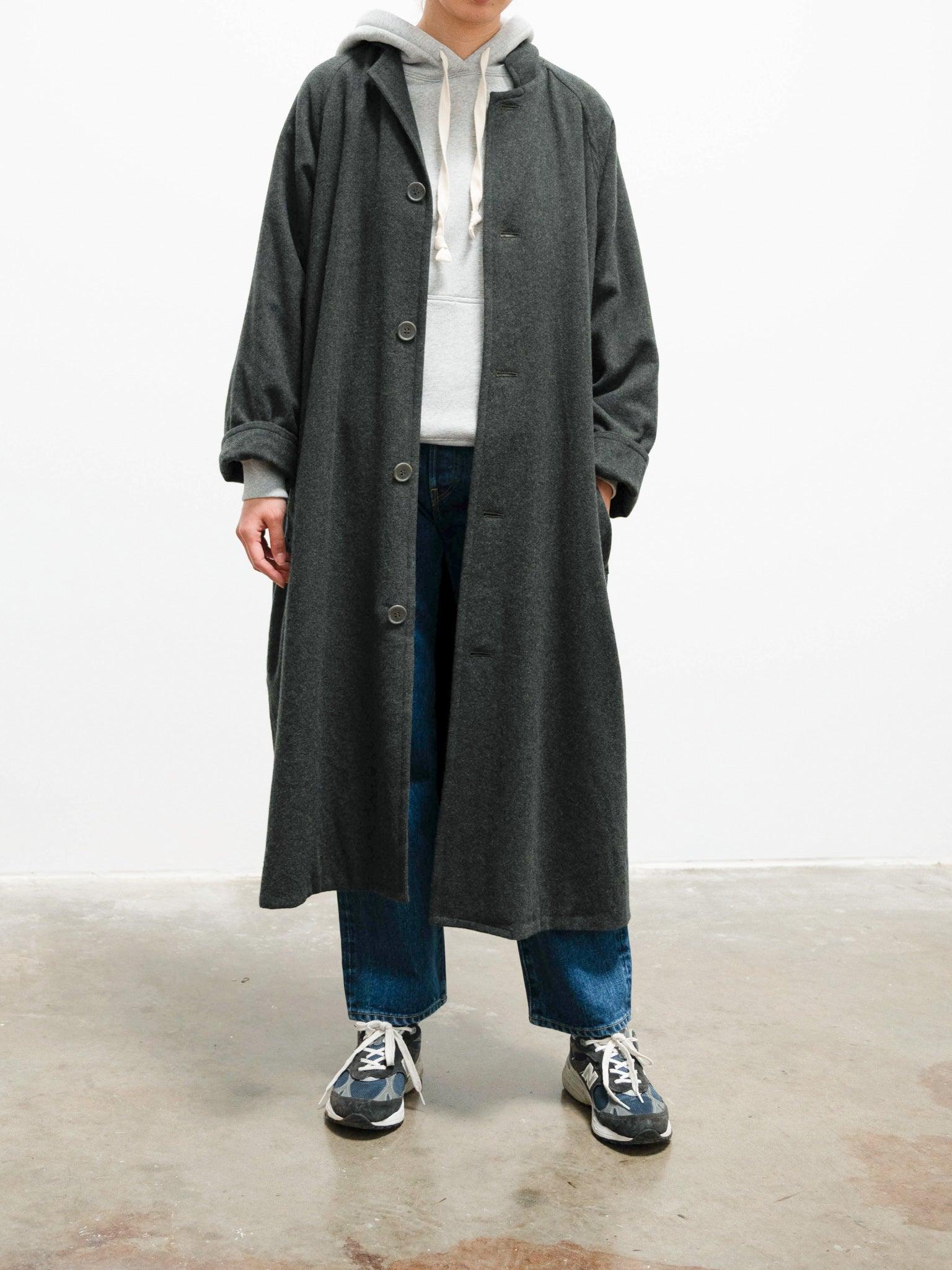 Namu Shop - Studio Nicholson Stour Hoodie - Gray Marl