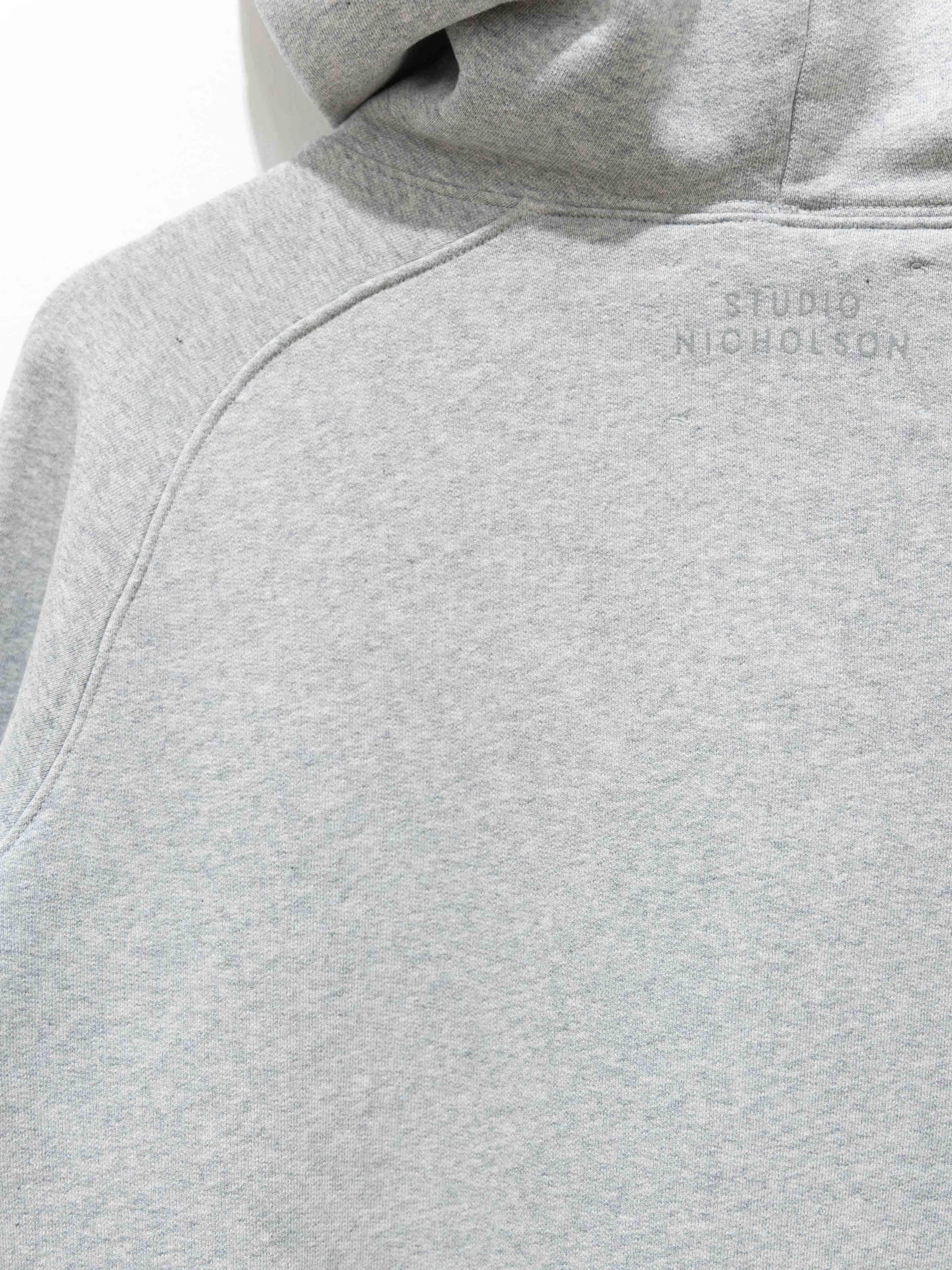 Namu Shop - Studio Nicholson Stour Hoodie - Gray Marl
