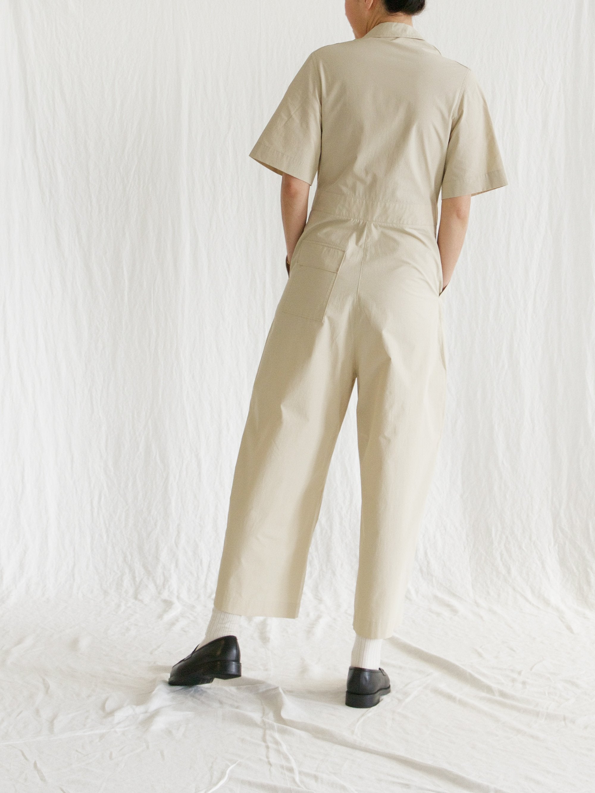 Namu Shop - Studio Nicholson Utility Jumpsuit - Sand