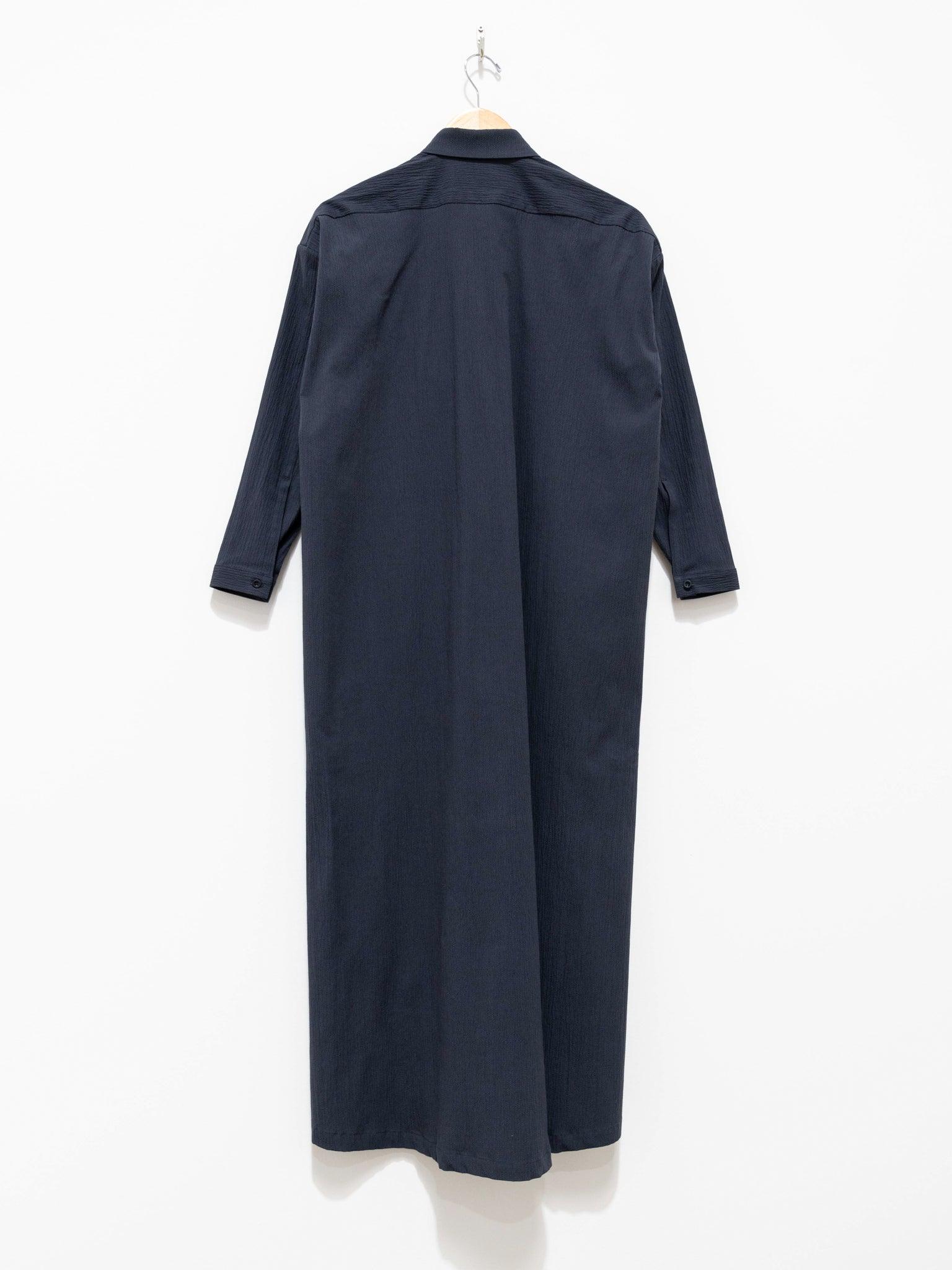 Namu Shop - Toogood The Draughtsman Dress - Ink Crinkled Cotton