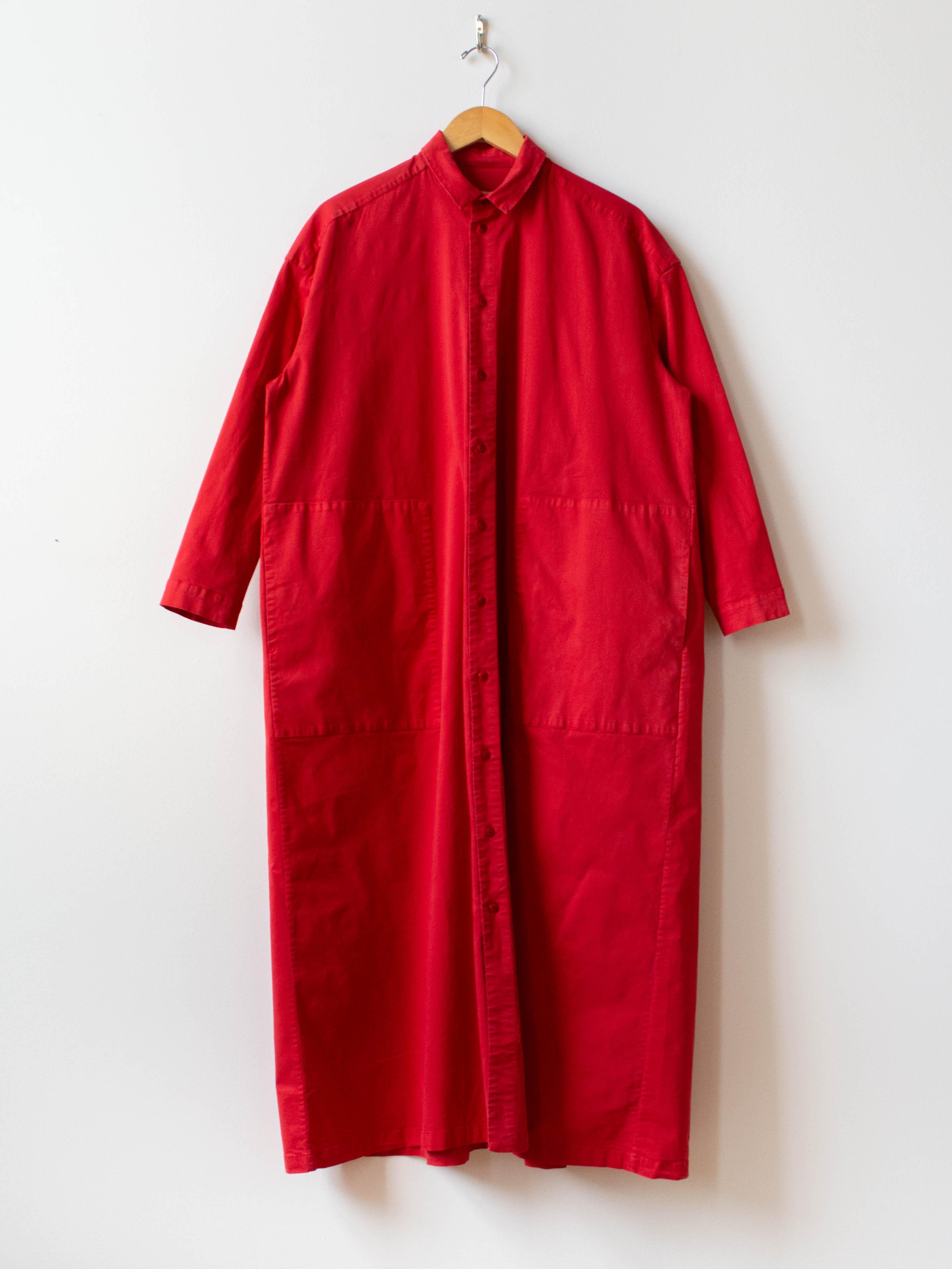 Namu Shop - Toogood The Draughtsman Dress - Scarlet Twill