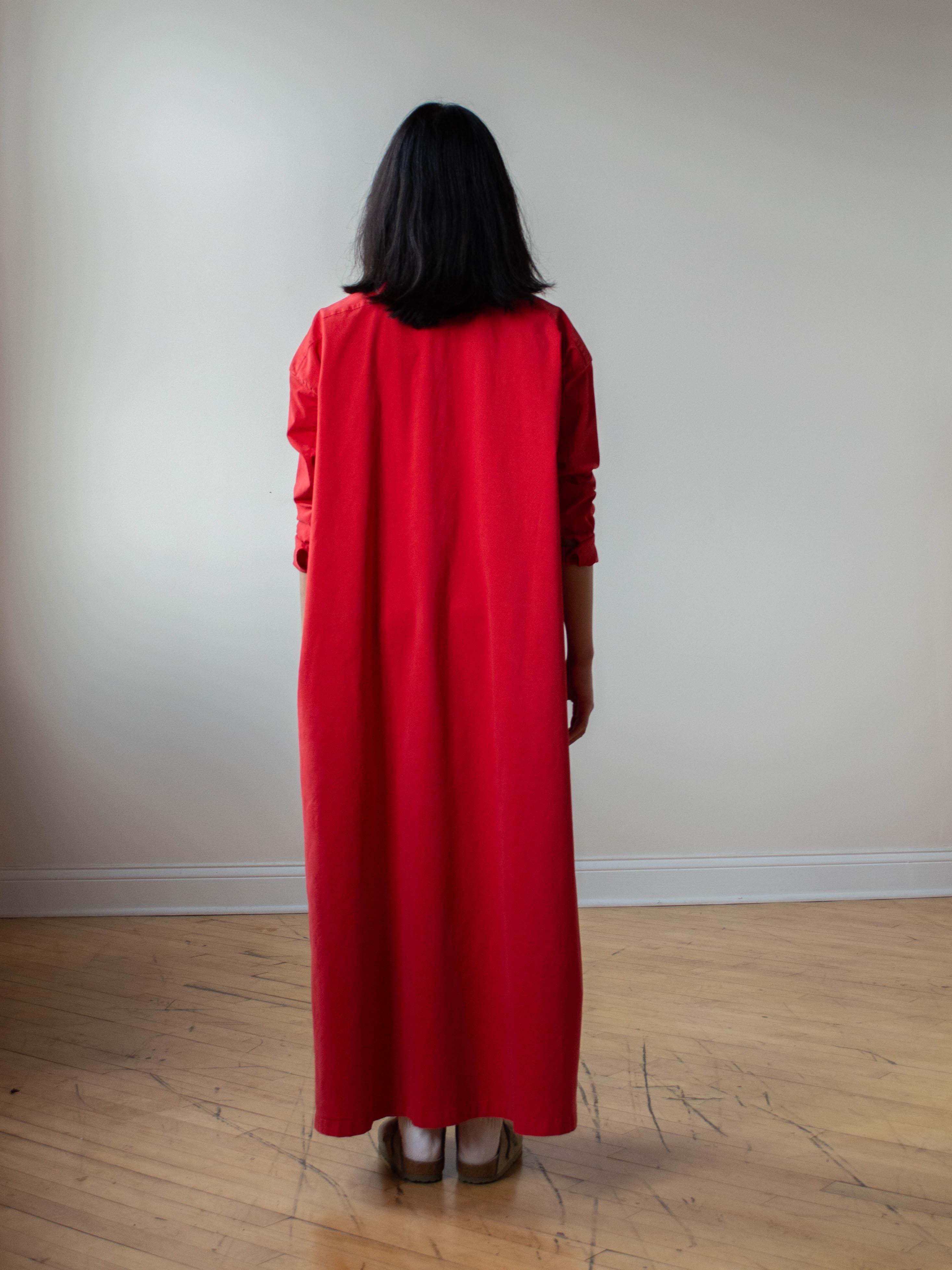 Namu Shop - Toogood The Draughtsman Dress - Scarlet Twill