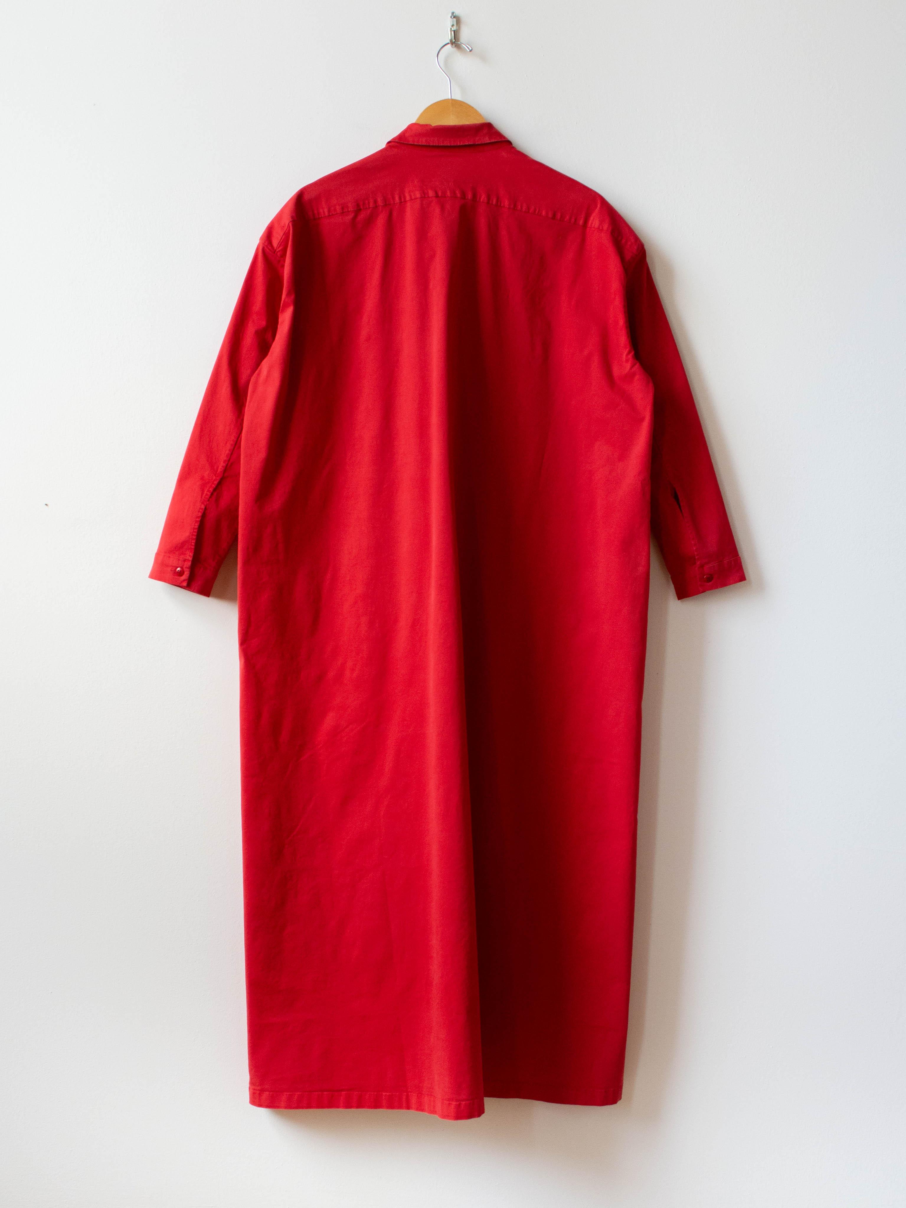 Namu Shop - Toogood The Draughtsman Dress - Scarlet Twill