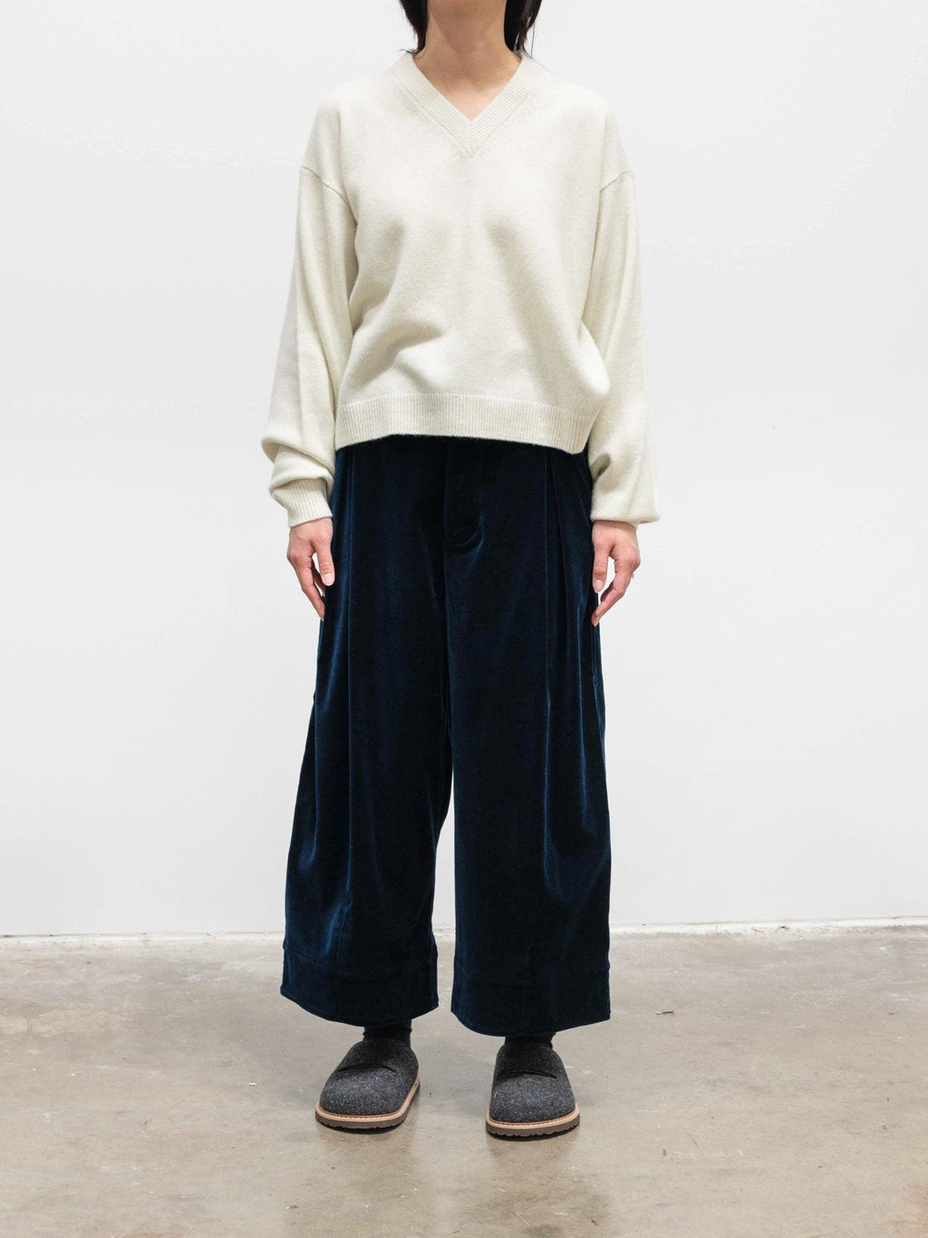 Namu Shop - Toogood The Etcher Trouser - Ink Cotton Velvet