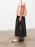 Namu Shop - Toogood The Harvester Skirt - Ash Textured Cotton