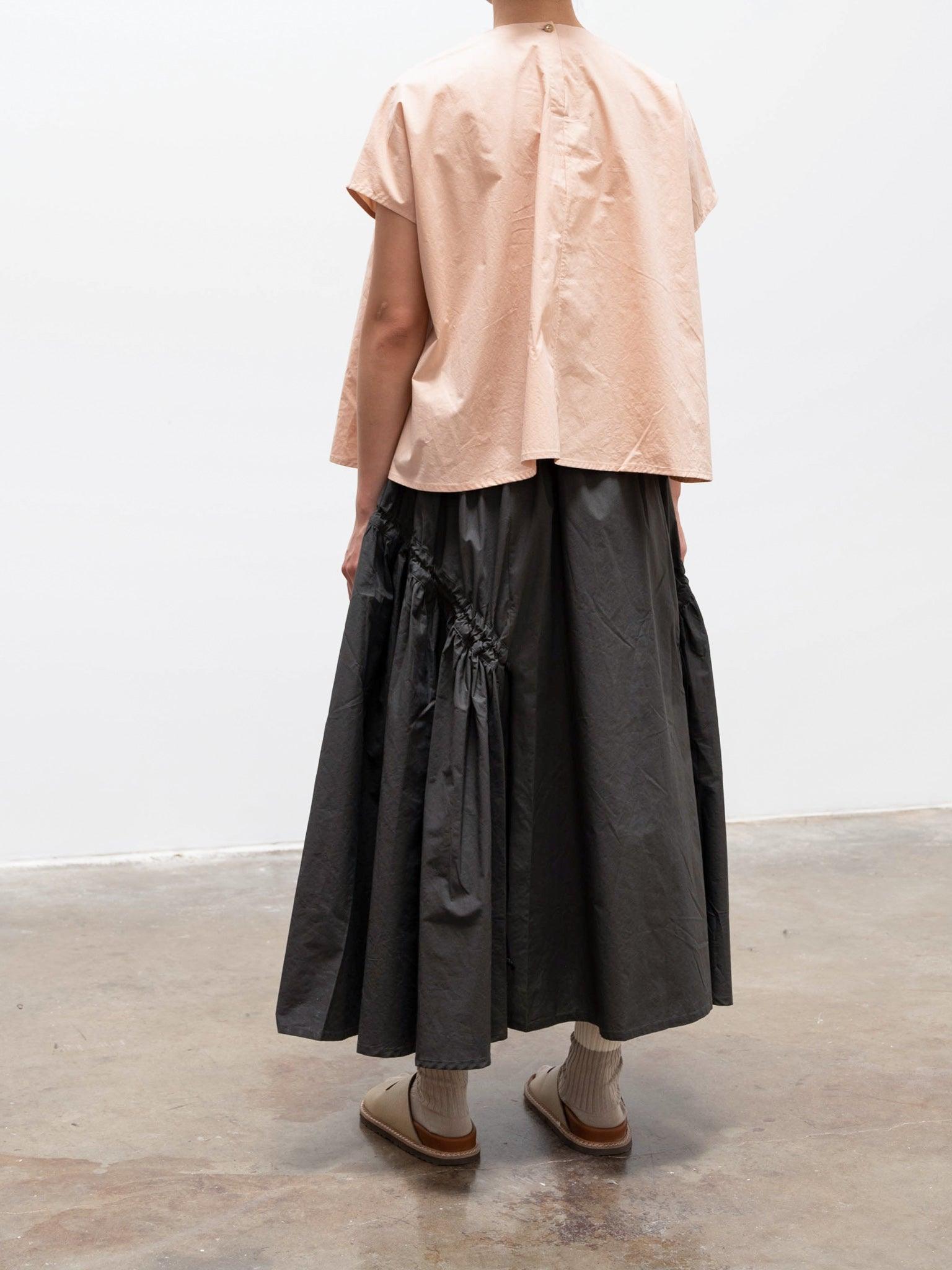 Namu Shop - Toogood The Harvester Skirt - Ash Textured Cotton