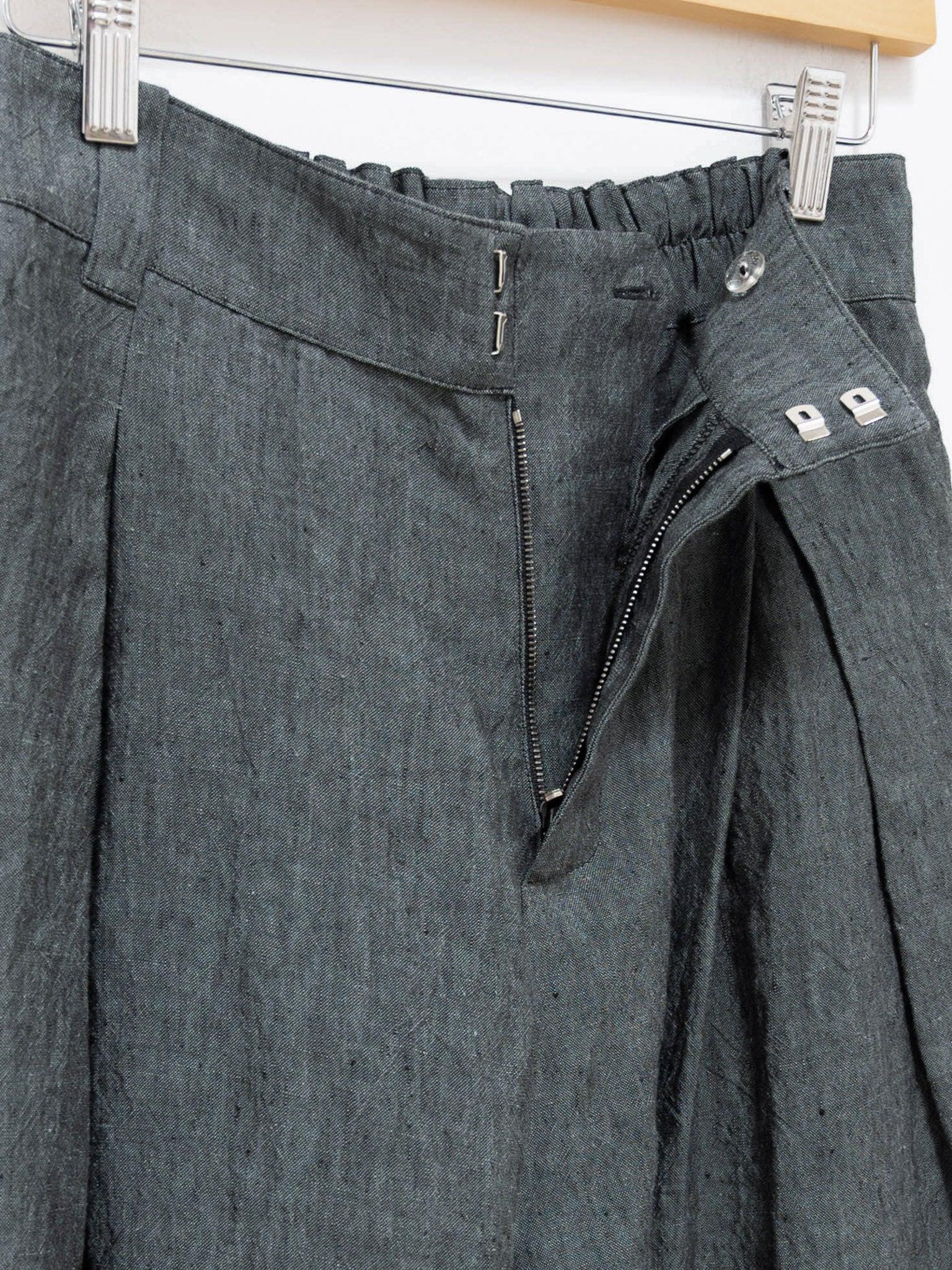 Namu Shop - Toogood The Landscaper Shorts - Blue Slate Laundered Linen