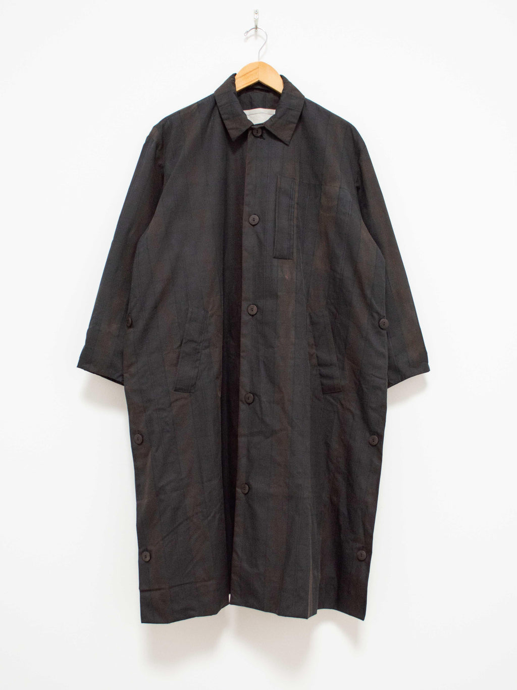 Namu Shop - Toogood The Messenger Coat - Waxed Cotton Check