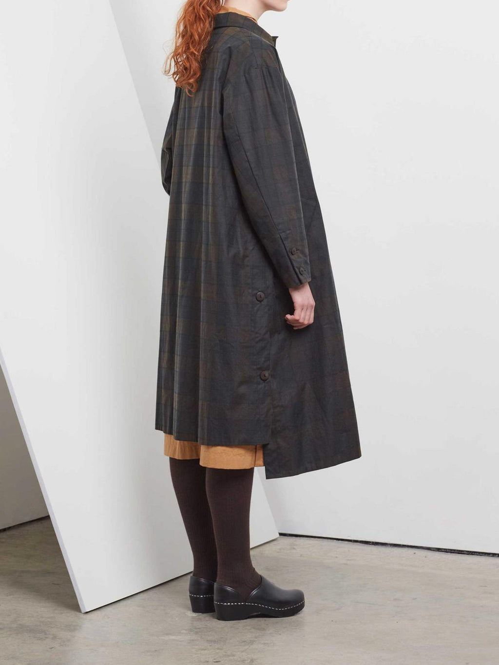 Namu Shop - Toogood The Messenger Coat - Waxed Cotton Check