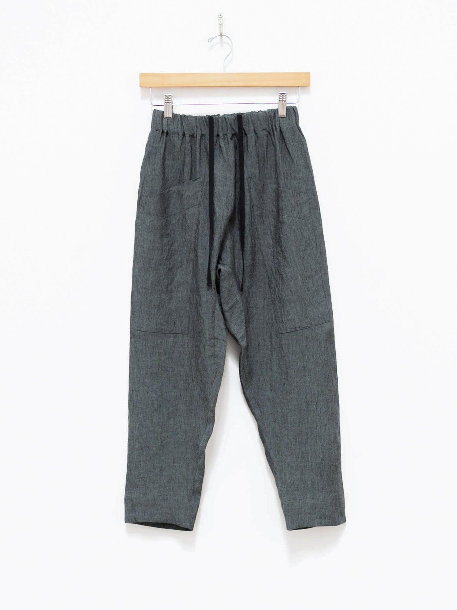 The Perfumer Trouser - Blue Slate Laundered Linen