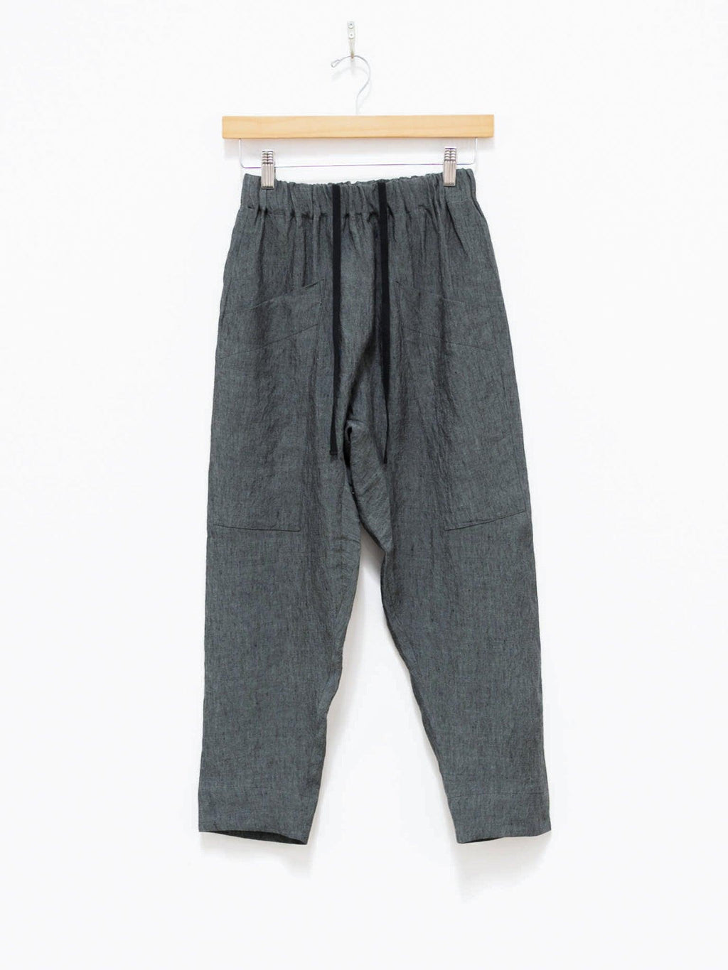 Namu Shop - Toogood The Perfumer Trouser - Blue Slate Laundered Linen
