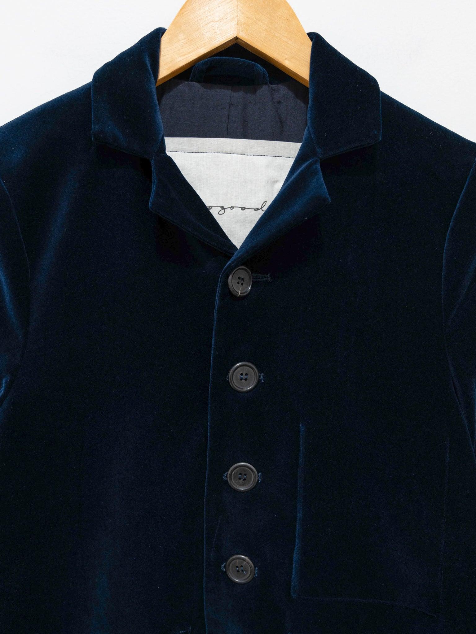 Namu Shop - Toogood The Photographer Jacket - Ink Cotton Velvet