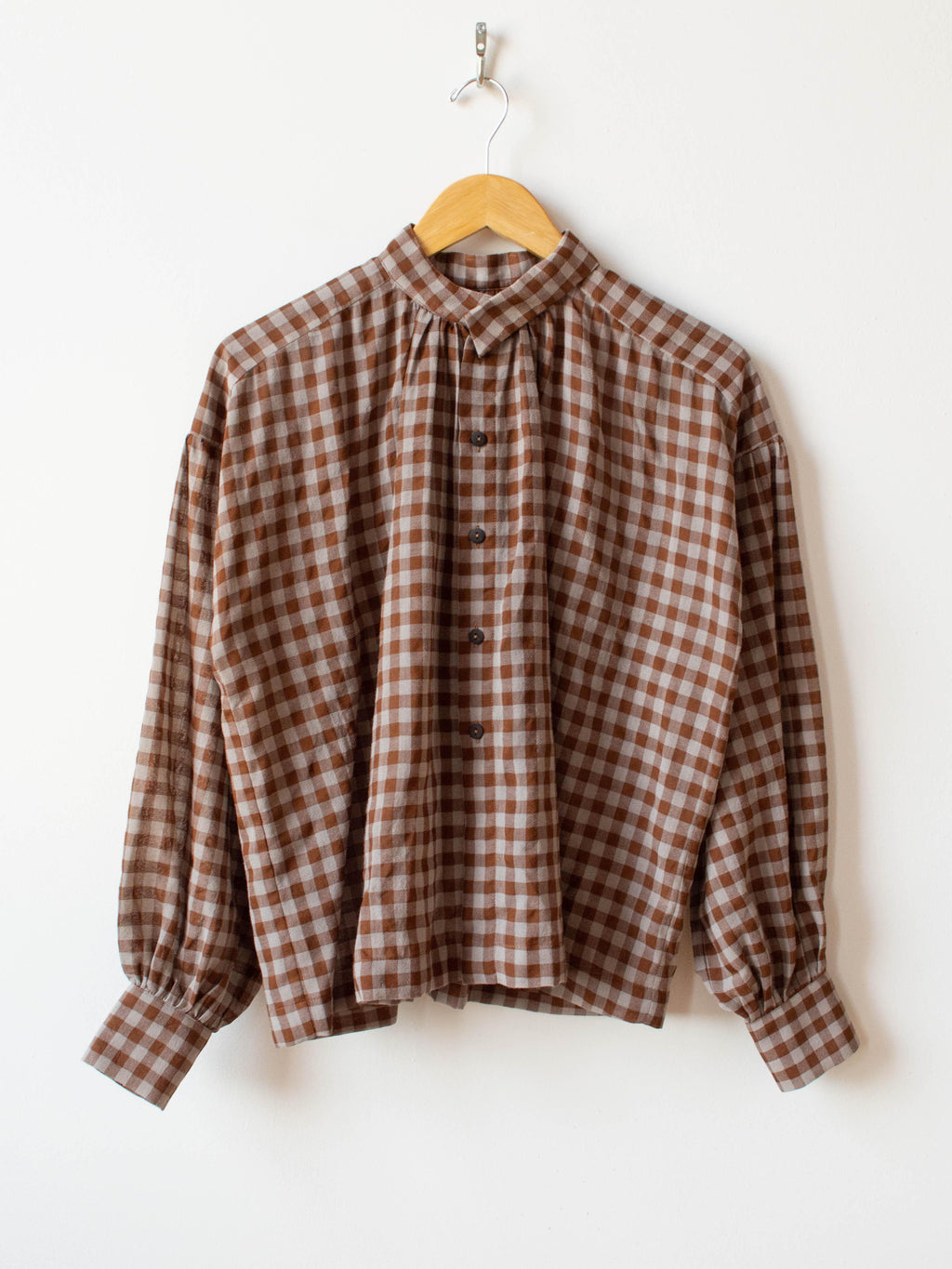 Namu Shop - Toogood The Shepherd Shirt - Tawny Wool Cotton Check